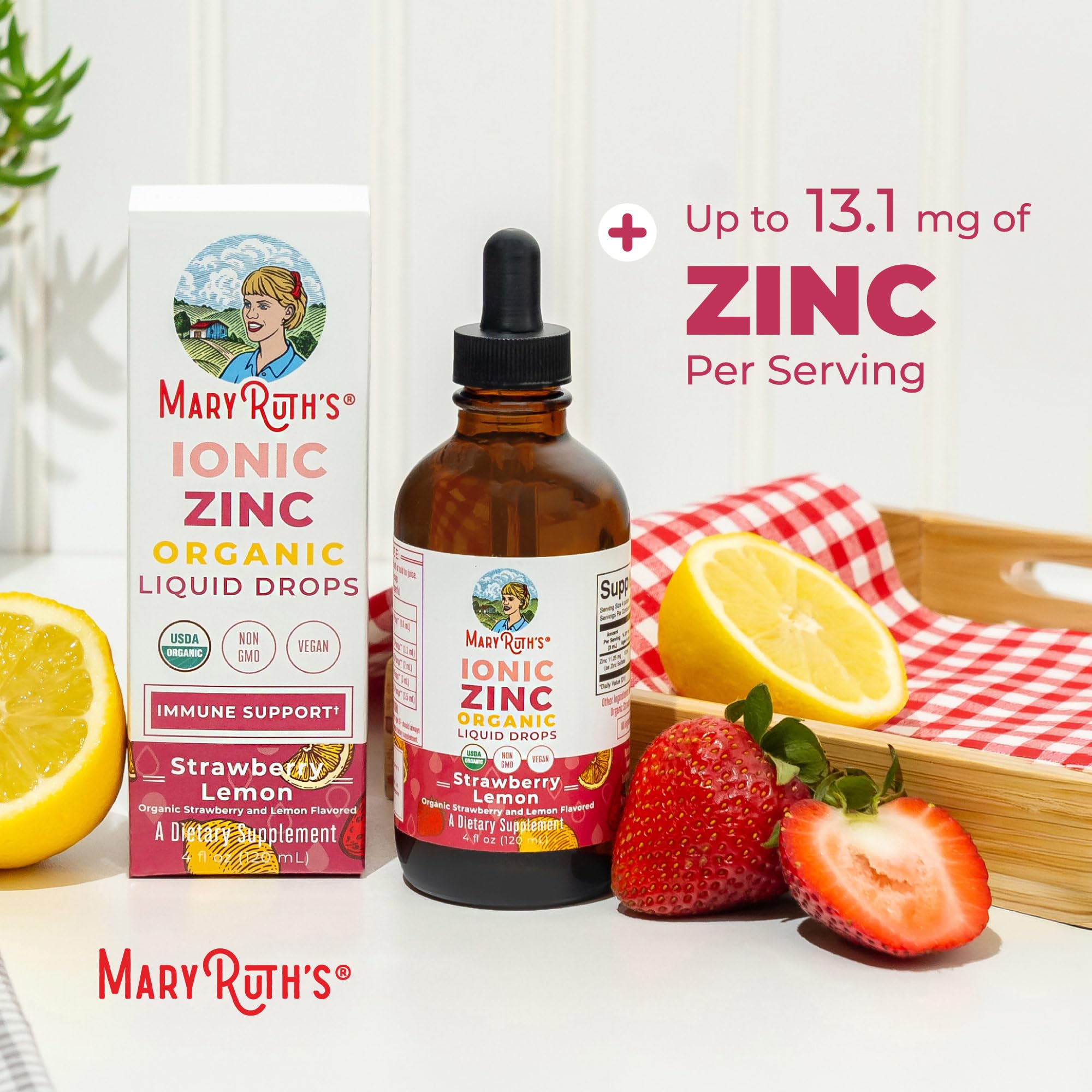 MaryRuth's Organic Liquid Zinc Supplement for Kids & Adults | Immune Support | Skin Health | Antioxidant | Cellular Metabolism | Zinc Sulfate | Vegan | Non-GMO | Sugar Free | Gluten Free | 4 oz MARYRUTH'SUS supplements