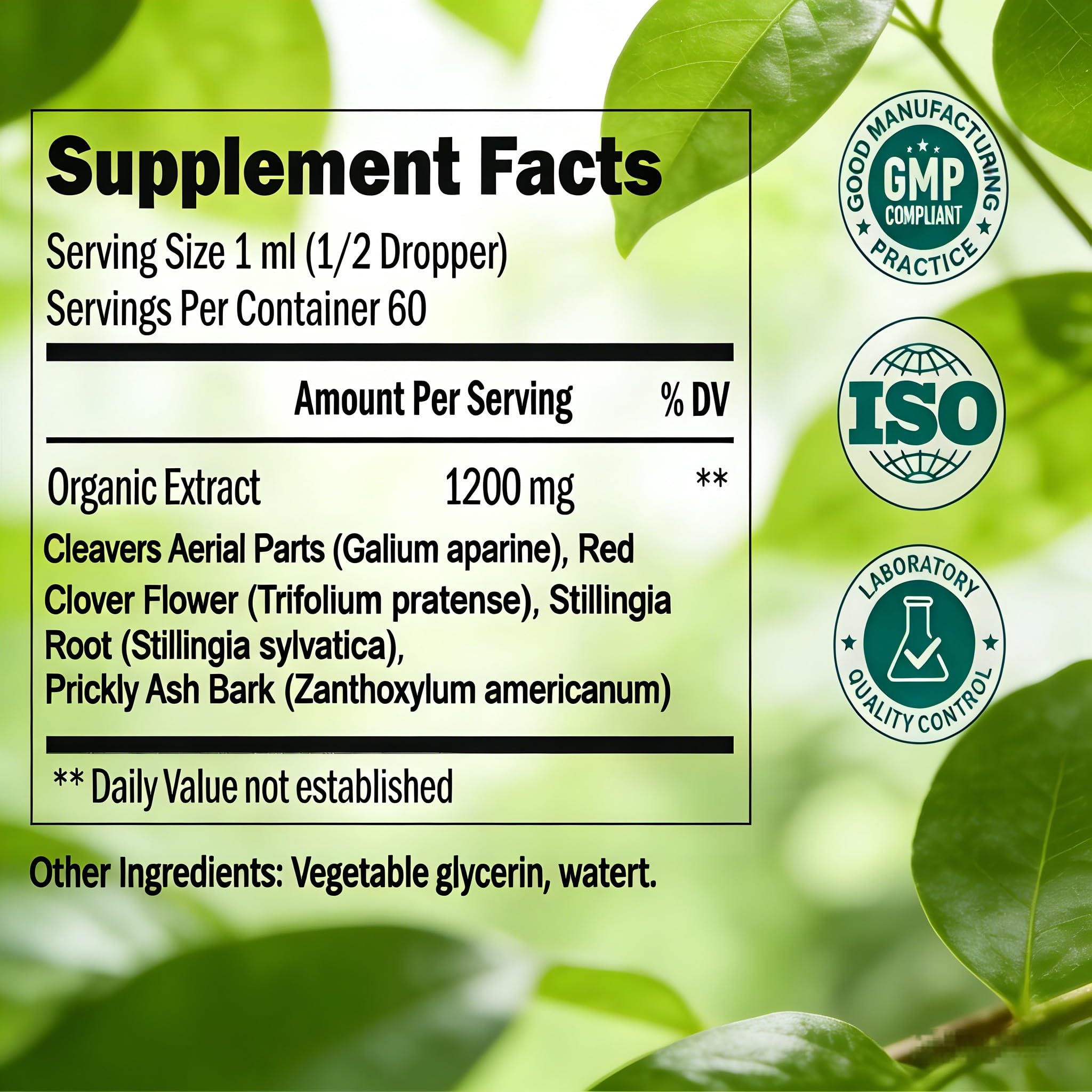 Sentk Organic Lymphatic Drainage Drops, Liposomal Herbal Blend – Supports Lymph System, Reduces Swelling, Boosts Immunity & Vitality, Enhance Clarity, Portable Dropper Design, 2 fl oz (2 Pack) SentkAu supplements