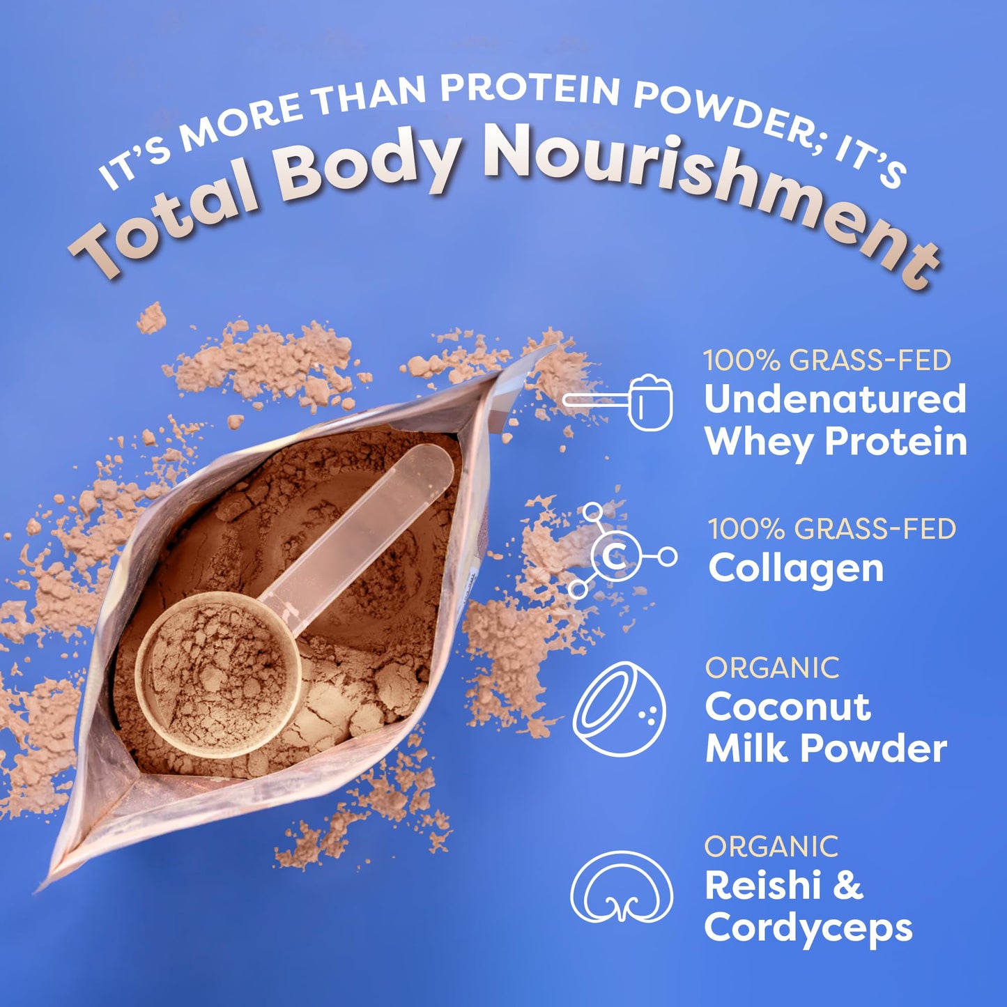 FlavCity Protein Powder Smoothie, Butter Coffee - 100% Grass-Fed Whey Protein Powder FlavCityUS supplements