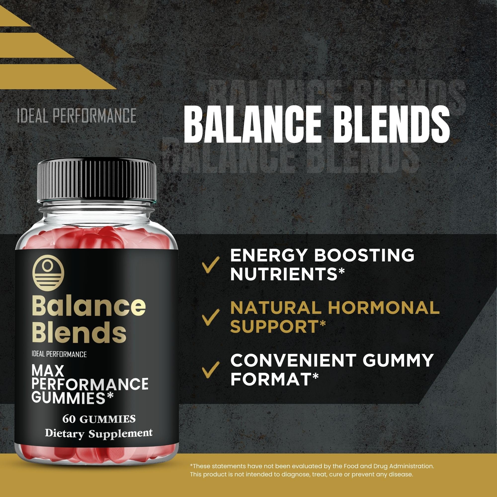 Balance Blends Gummies, Balance Blends Male Performance Gummies, Maximum Strength, All Natural Supplement for Energy, Stamina & Performance, Advanced Formula BalanceBlends Support Reviews (3 Pack) IDEAL PERFORMANCEAu supplements