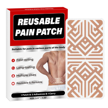XAYIUIYAX Menthol Pain Patches, Cooling Pain Relief for Sore Muscle Relief - Includes 3 Adhesives, 1 Patch & 1 Carry Case - Relief Back, Shoulder & More - 3.03" × 6.30" - 0327 XAYIUIYAXAu supplements