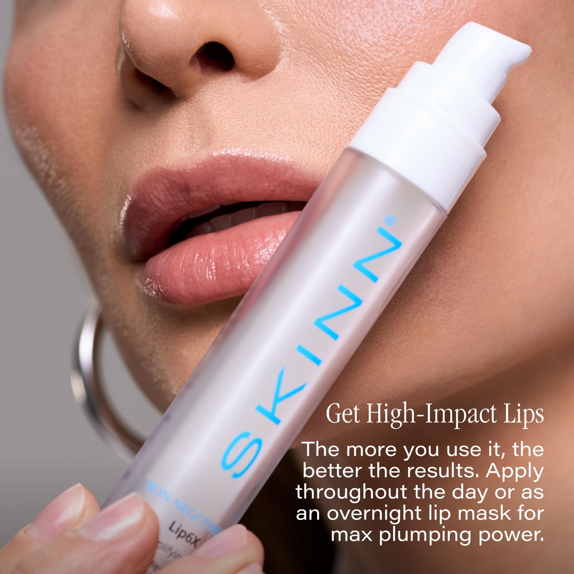 SKINN Lip Amplifying Serum, Lip6X with Peptides - Deep Moisturizing Serum Plumps, Hydrates & Smooths Lips & Boosts Collagen Production - Lip Care Products for Women SKINNAu supplements