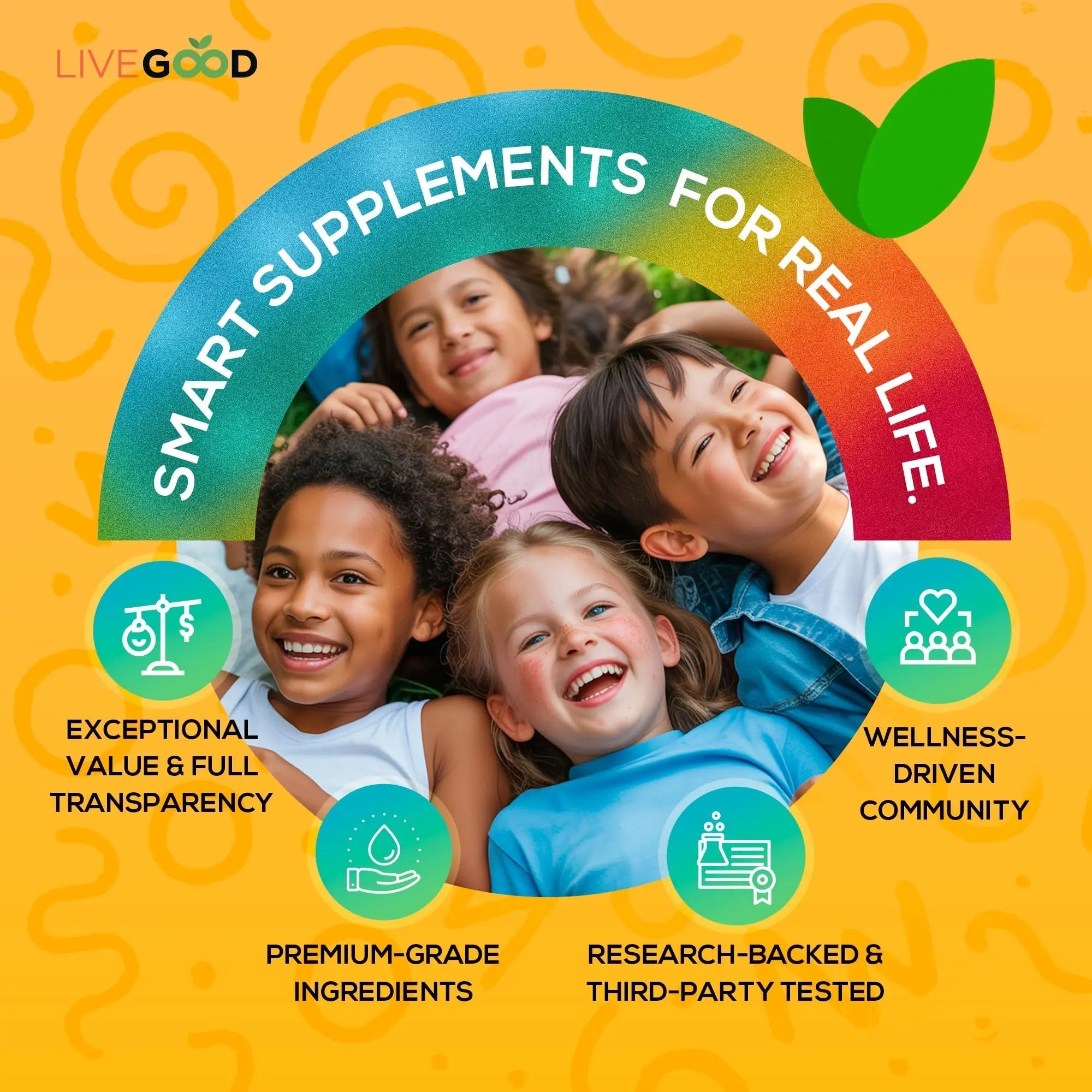 LIVEGOOD Organic Children’s Multivitamin Gummies, Kids Multivitamin, Vitamin D for Toddlers and Children, Organic Kids Chewable Vitamins for Immunity LIVEGOODAu supplements