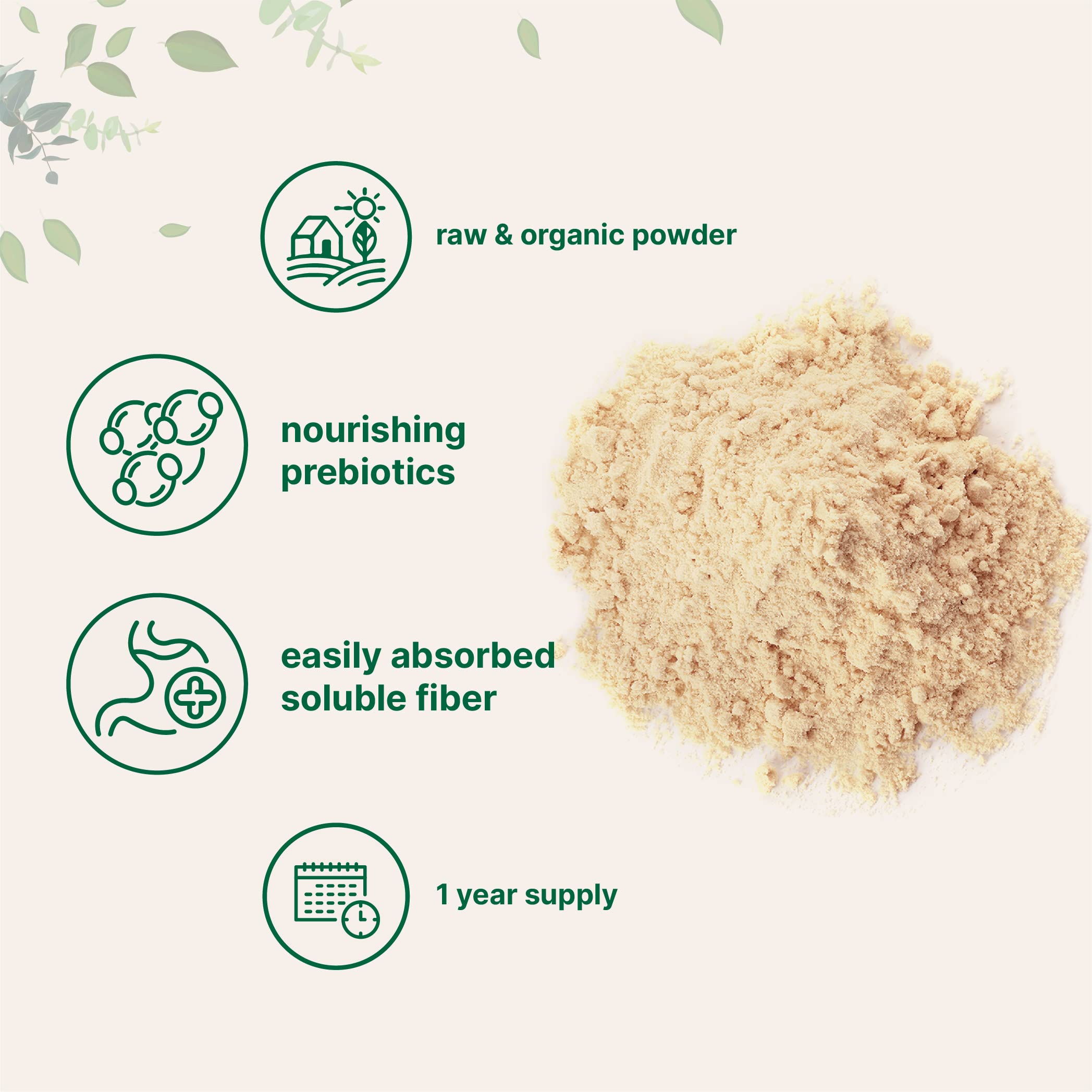 Micro Ingredients Organic Acacia Senegal Powder, 2 Pounds (32 Ounce), Instant Soluble Micro IngredientsUS supplements