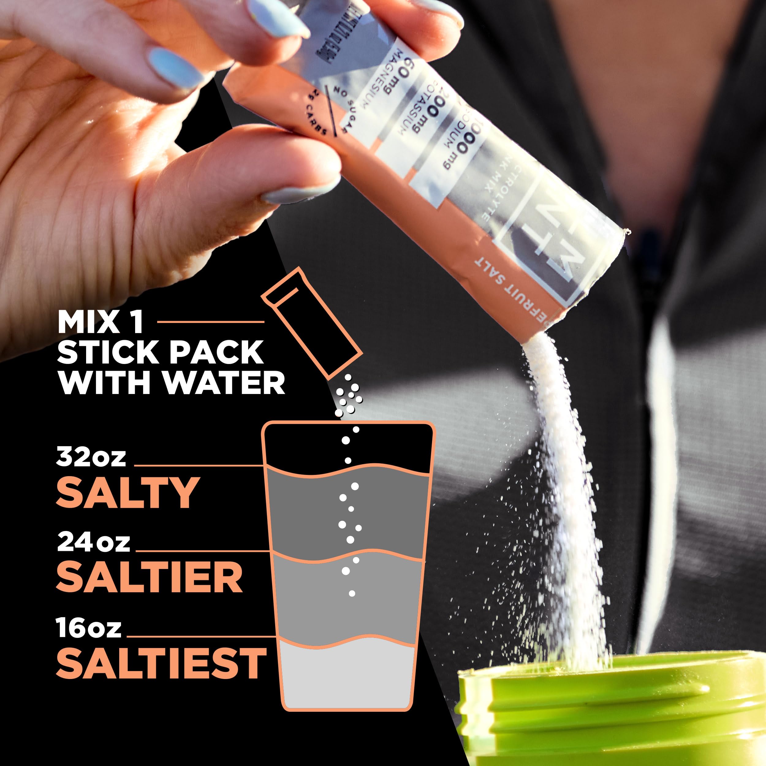 LMNT Zero Sugar Electrolytes - Grapefruit Salt | Drink Mix | 30 Count Drink LMNTUS supplements