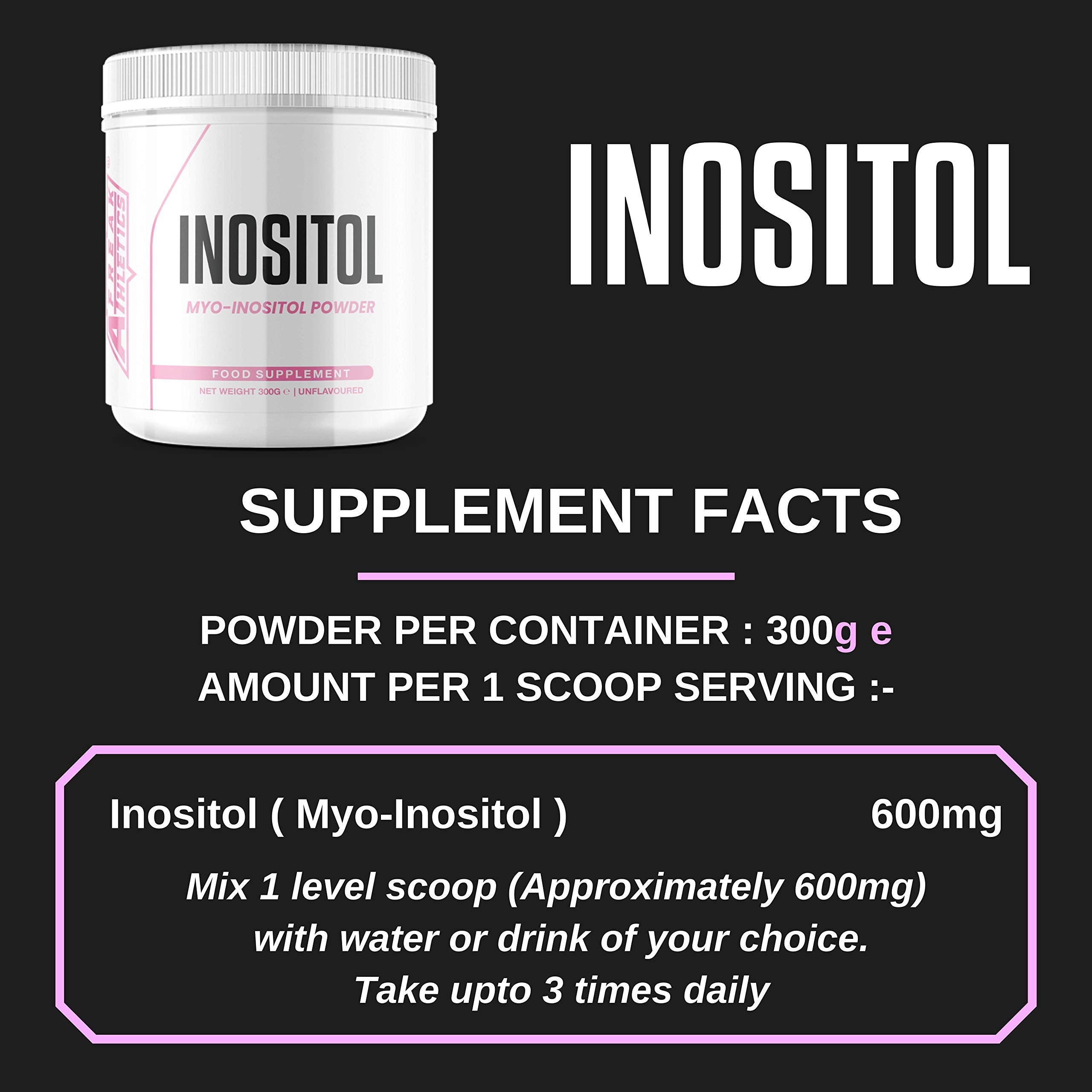 Inositol (Myo-Inositol) Powder 300g | Premium Myo Inositol Powder - Supports Women Freak AthleticsUS supplements