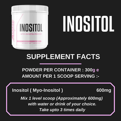 Inositol (Myo-Inositol) Powder 300g | Premium Myo Inositol Powder - Supports Women Freak AthleticsUS supplements