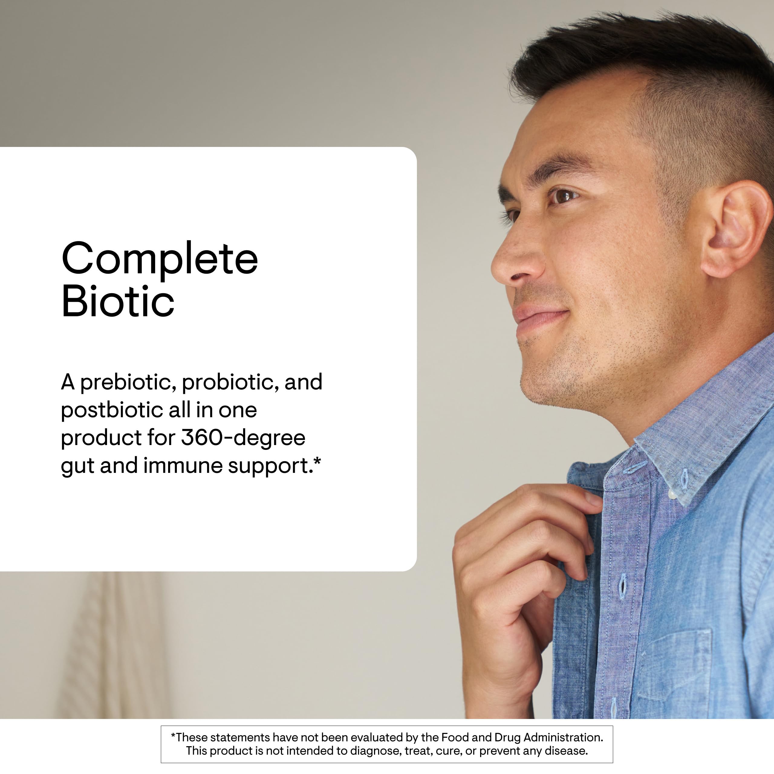 THORNE - Complete Biotic - Probiotic, Prebiotic & Postbiotic for Women, Men & Kids - Supports Gut, Digestive & Immune Health* - Occasional Constipation, Diarrhea, Gas & Bloating Relief* - 30 Servings THORNEAu supplements