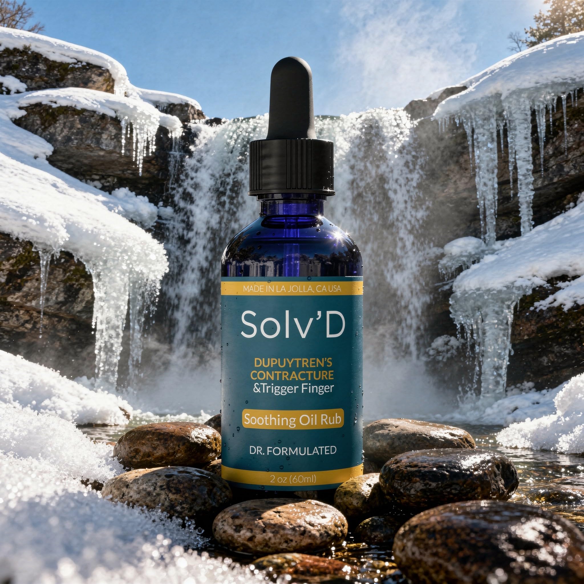 SOLV'D – Natural Relief for Dupuytren’s Contracture | A Powerful Blend of Mixed Tocopherols, Rose Hips, and DMSO, Reduces Scarring and restores Flexibility. Also for Gamer’s Thumb & Trigger Finger! SOLV'DAu supplements