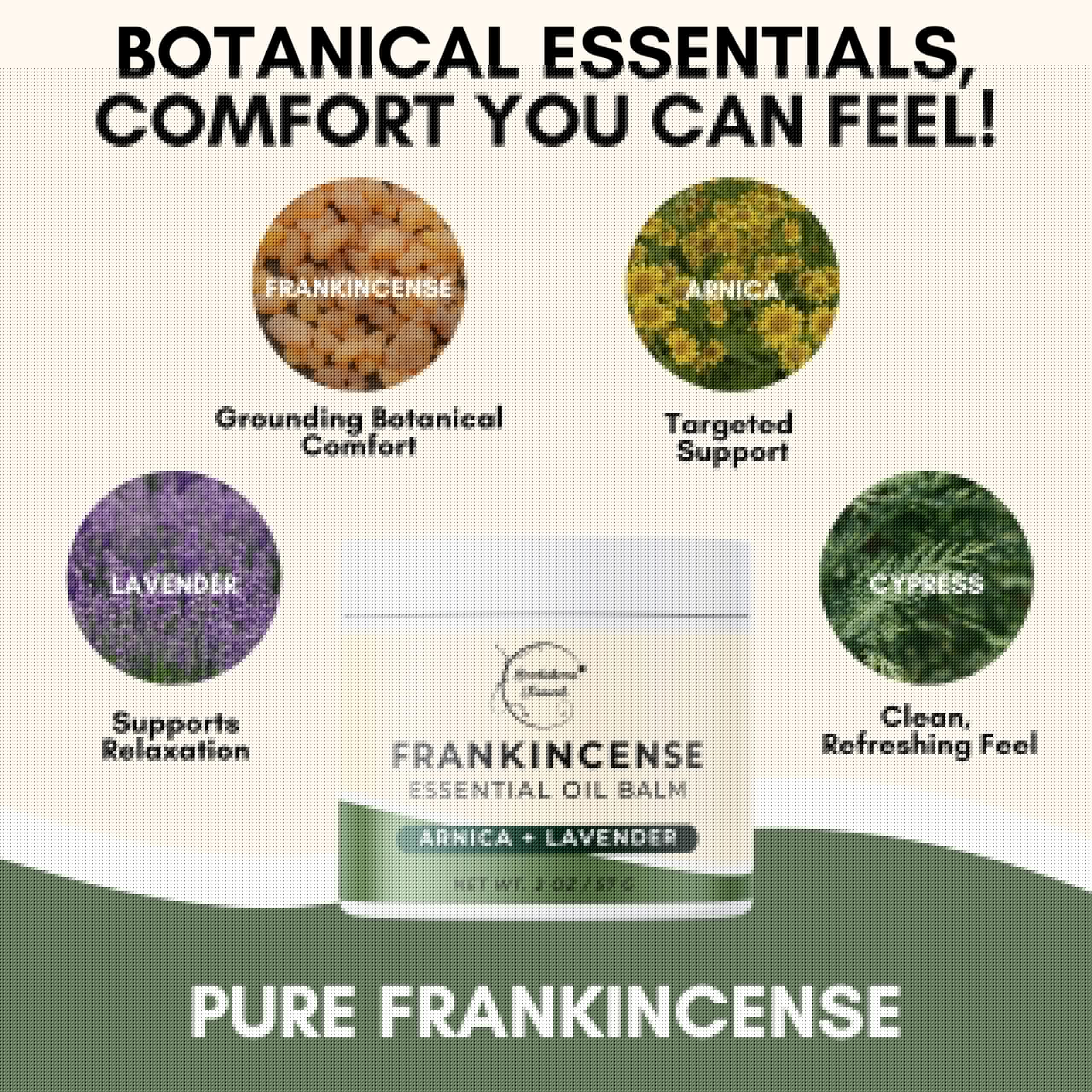 Brookethorne Naturals Frankincense Balm | Frankincense Essential Oil Balm for Skin Hydration | Soothing Muscle & Joint Support | Boswellia Extract, Arnica Montana, Castor Oil & Lavender 2oz Brookethorne NaturalsAu supplements
