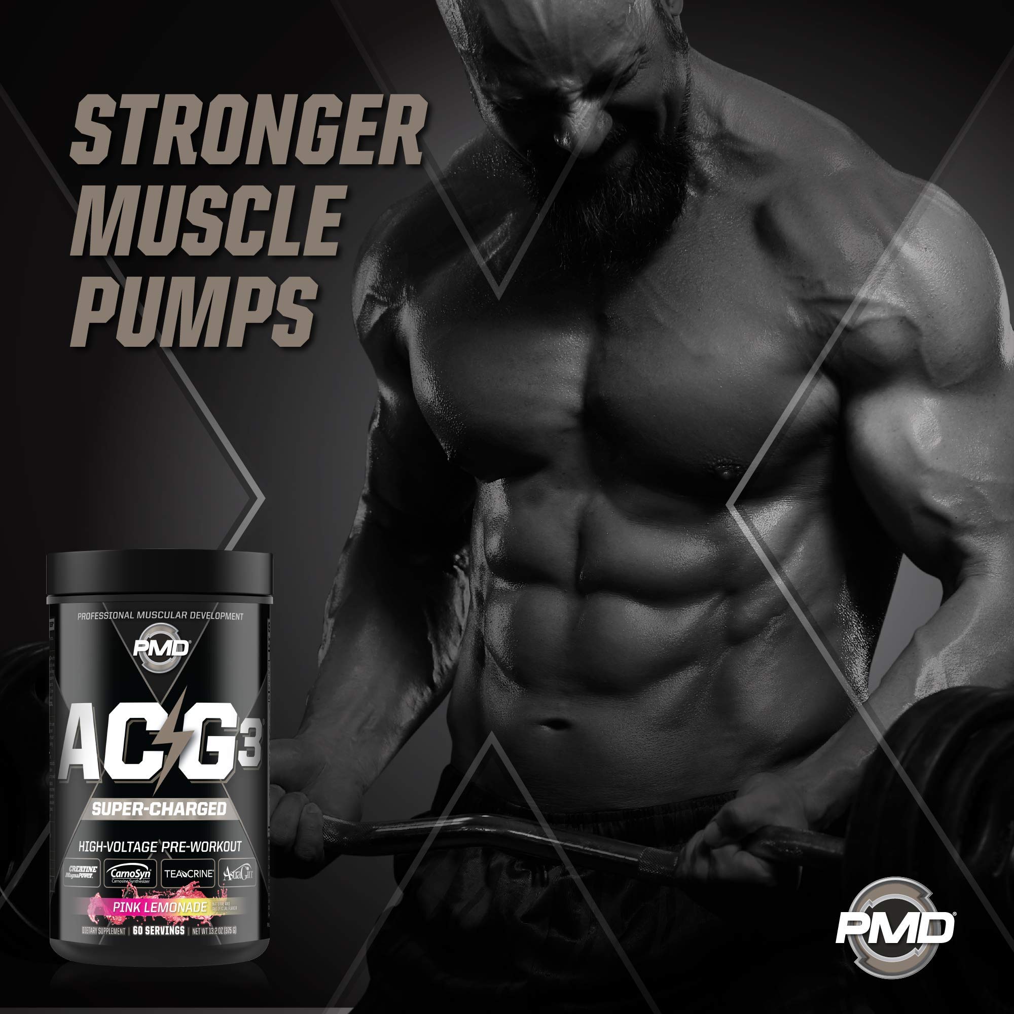 PMD Sports ACG3 Supercharged - Pre Workout - Powerful Strength, High Energy, Maximize PMDAu supplements