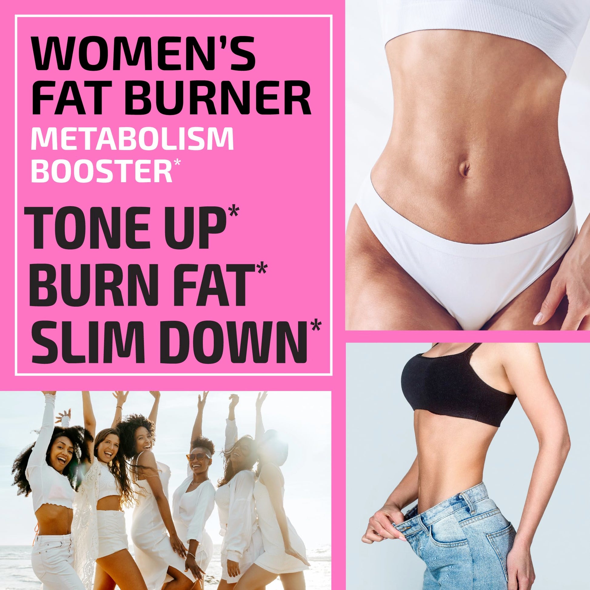 Weight Management Pills for Women | Bloating Relief, Targeted Belly Toning & Appetite Nobi NutritionUS supplements