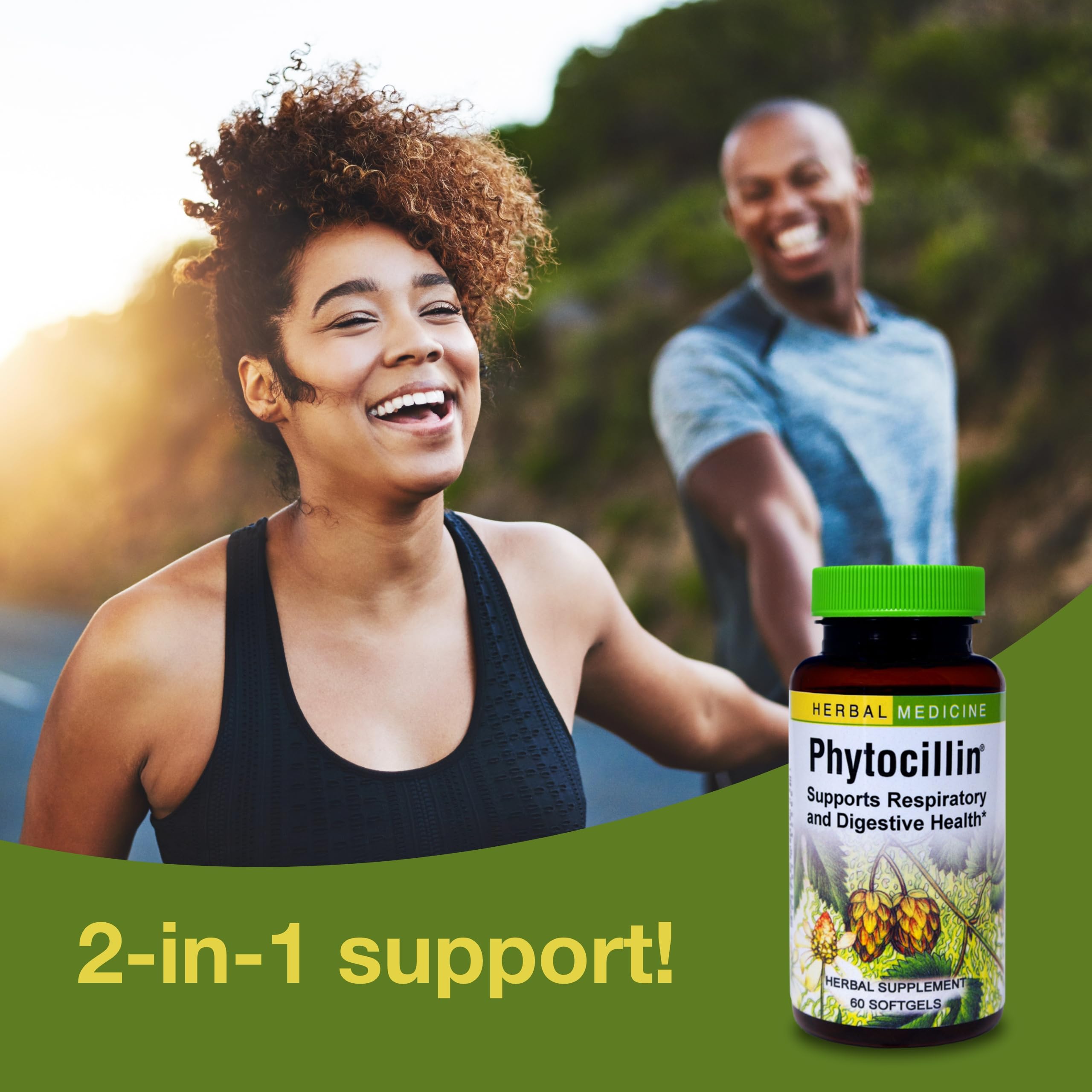 Herbs Etc. Phytocillin - Respiratory & Digestive Health Support Supplement - Herbal Formula to Support Digestion - Support Healthy Breathing - 60 Softgels (60 Servings) Herbs Etc.Au supplements