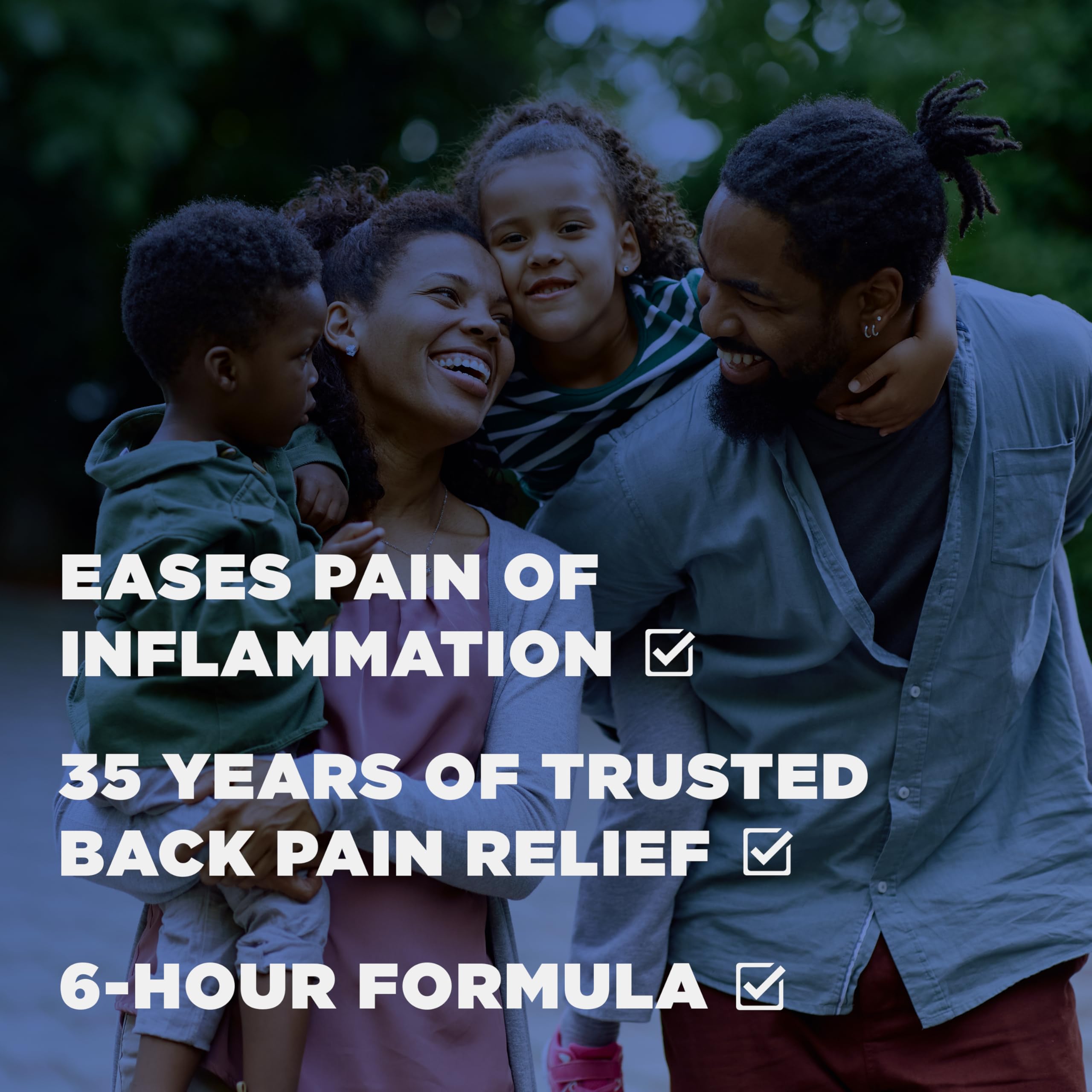 Backaid Maximum Strength Aspirin-Free Pain Relief from Backache, Sciatica and Leg Pain, Powerful Combination, Long-Lasting 6 Hour Formula, 38 Count BackaidAu supplements