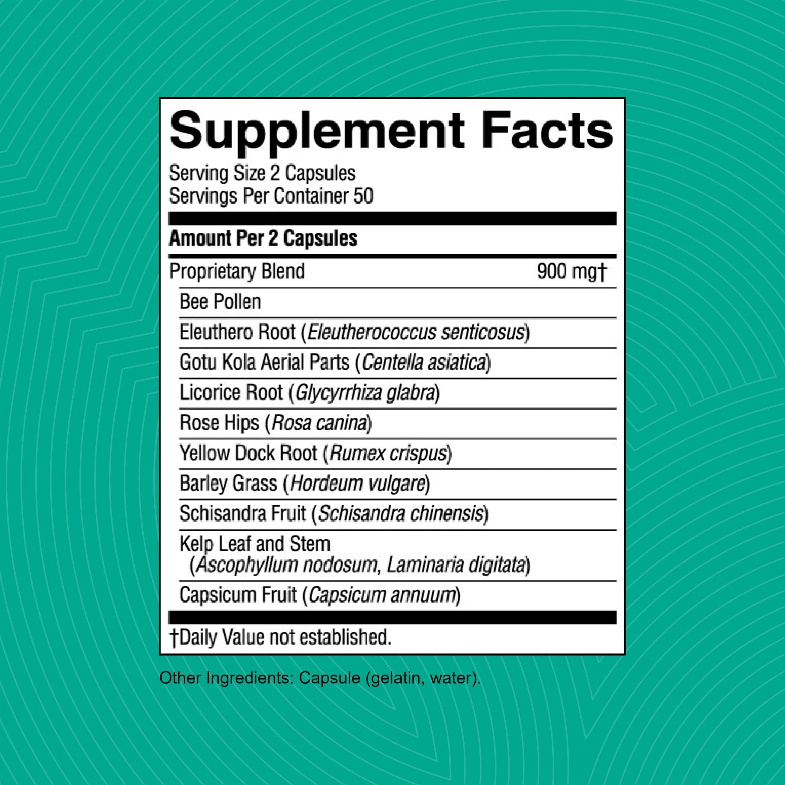 Nature's Sunshine Energ-V - Herbal Blend to Support Energy Levels (100 Capsules) Nature's SunshineAu supplements