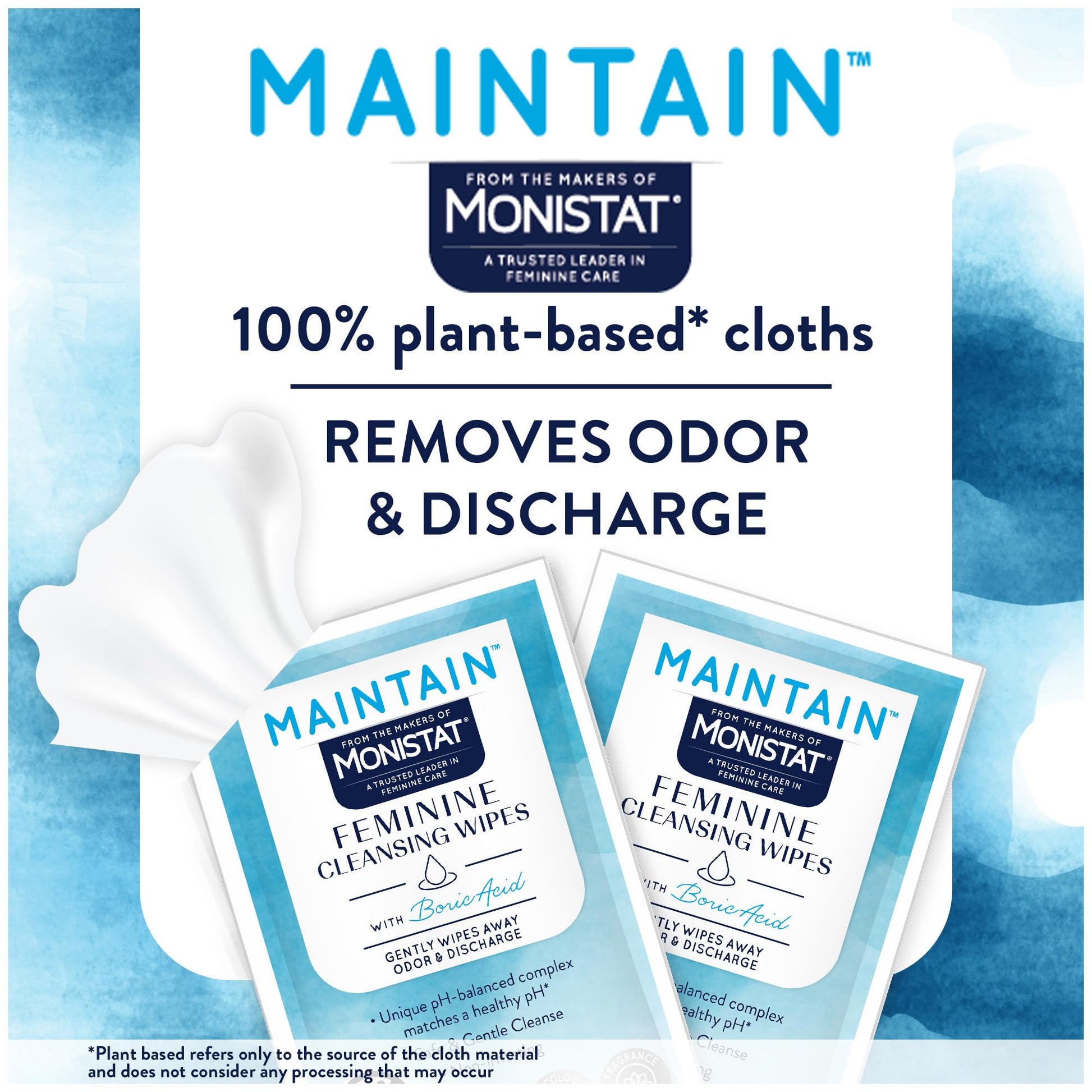 Monistat Maintain Boric Acid Odor Control Kit, 10 Feminine Wipes & 10 Boric Acid Suppositories for Women, Fragrance-Free and Non-Irritating pH Balanced Formulas to Control Vaginal Odor MonistatUS supplements