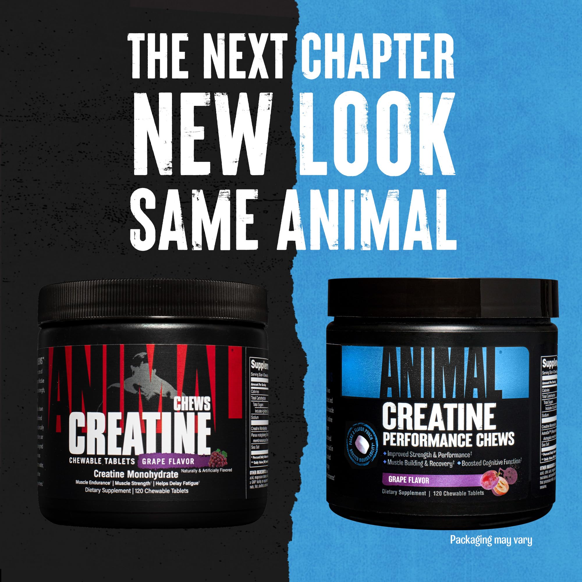 Animal Creatine Chews Tablets - Enhanced Creatine Monohydrate with AstraGin to Improve AnimalUS supplements