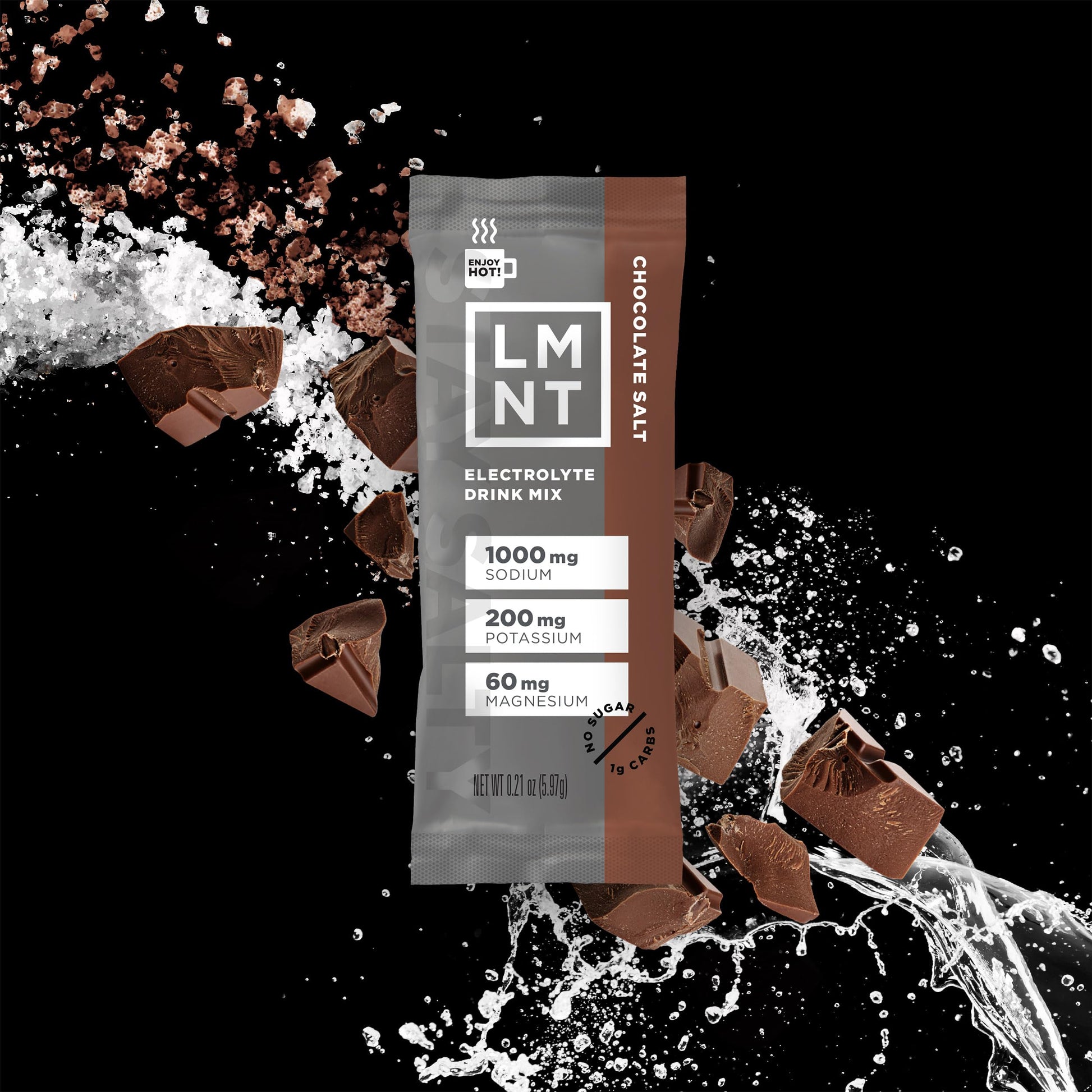 LMNT Zero-Sugar Electrolytes - Hot Chocolate Salt - Hydration Powder Packets Drink LMNTAu supplements
