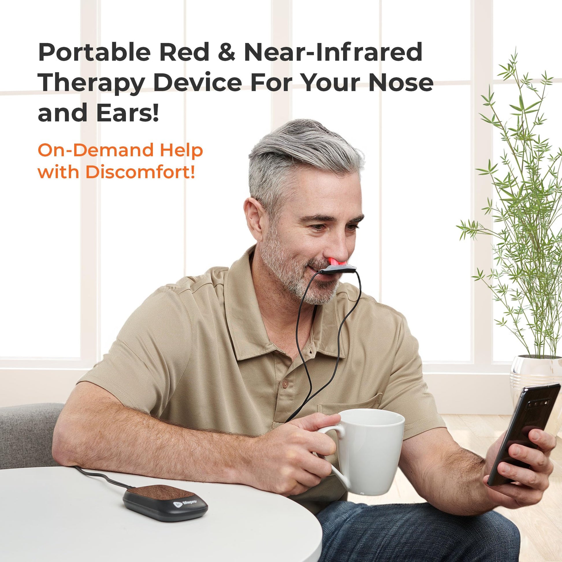Lifepro Red Light Therapy Device for Nose & Ears - Portable Red and Near Infrared Light Therapy LifeProAu supplements