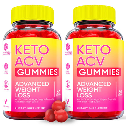 Keto ACV Gummies Advanced Weight Loss, ACV Supplement Work Fast Women Plus Men (2 Pack) S.O LabsUS supplements
