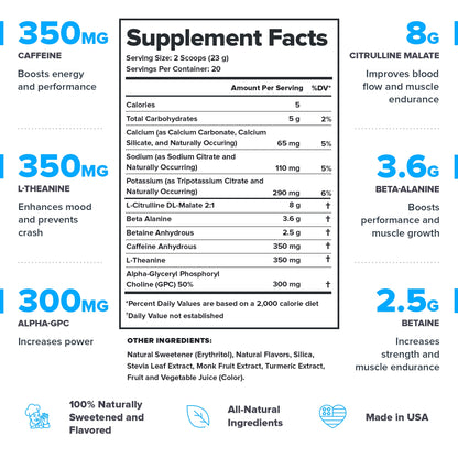 LEGION Pulse Pre Workout Supplement - All Natural Nitric Oxide Preworkout Drink LEGIONUS supplements