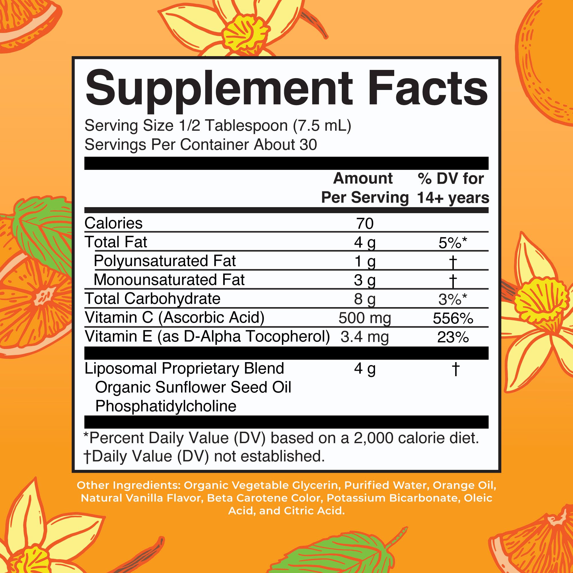 MaryRuth's Megadose Liquid Vitamin C Liposomal | 500 mg Per Serving | Ultra Absorption | Immunity | Antioxidant Support | Collagen Formation | Vegan | Gluten Free | Sugar Free | 7.6 Oz | 30 Servings MARYRUTH'SUS supplements