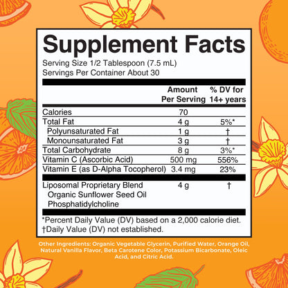 MaryRuth's Megadose Liquid Vitamin C Liposomal | 500 mg Per Serving | Ultra Absorption | Immunity | Antioxidant Support | Collagen Formation | Vegan | Gluten Free | Sugar Free | 7.6 Oz | 30 Servings MARYRUTH'SUS supplements