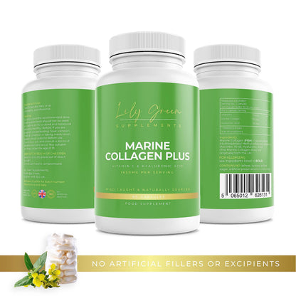 Lily Green | Marine Collagen with Hyaluronic Acid & Vitamin C - 1650mg per Serving Lily Green SupplementsUS supplements