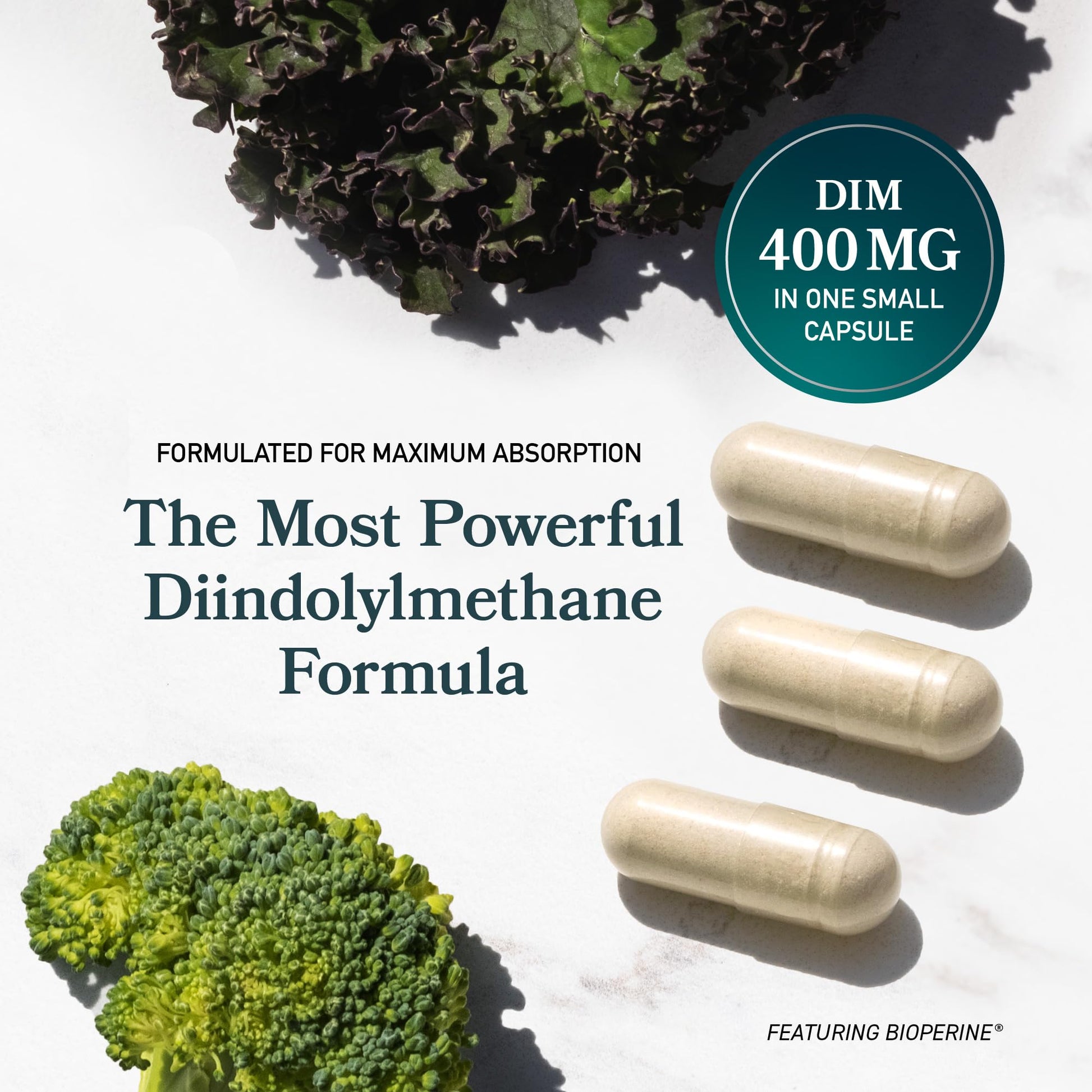 DIM Supplement 400MG Extra Strength | Hormone Balance for Men and Women | Menopause, Acne, Hot Flashes Relief, Prostate Support & Antioxidant Support | Soy-Free, Gluten-Free | SMNutrition | 90 Ct. SMNutritionAu supplements