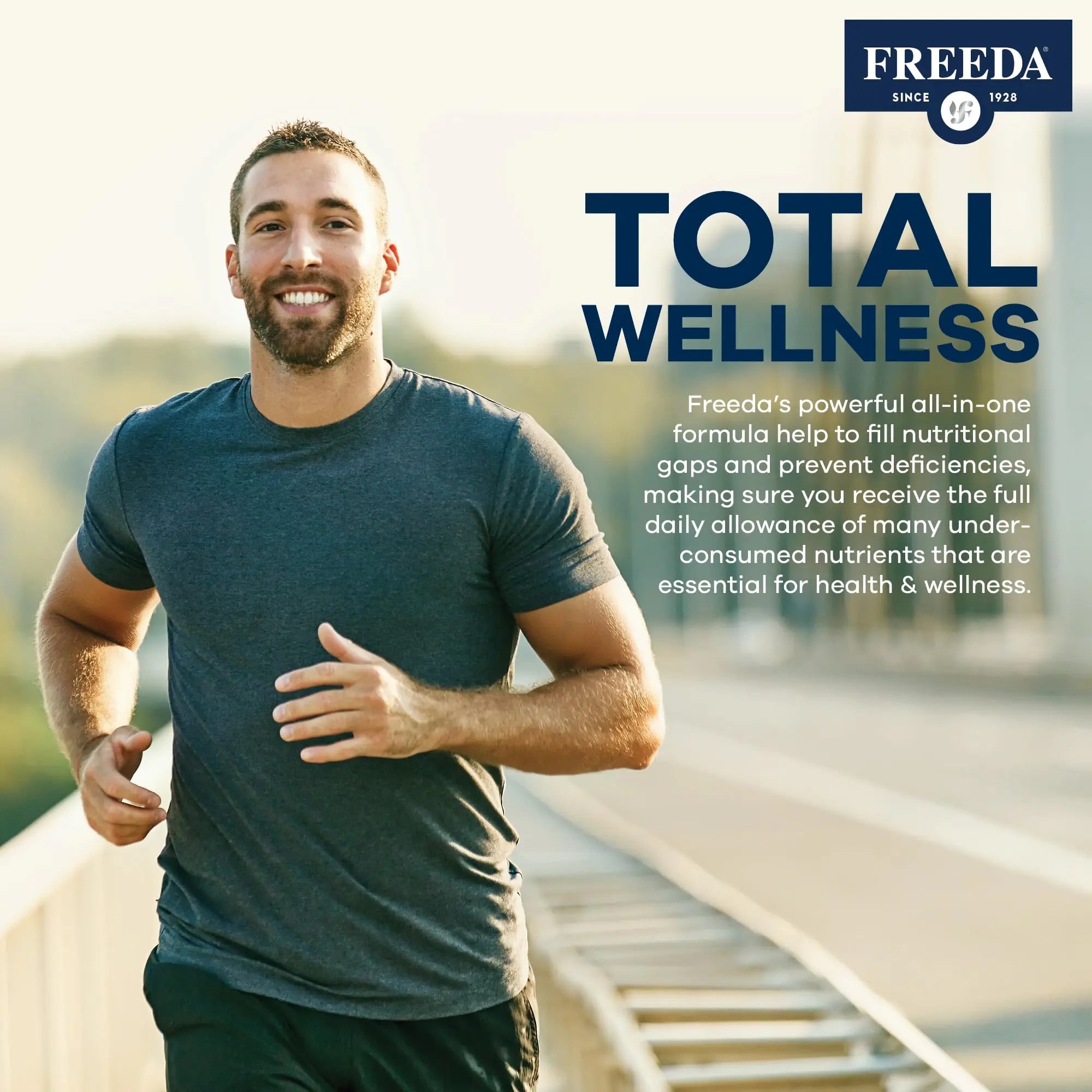 FREEDA Ultra Multivitamin Capsules – High-Potency Daily Supplement for Men & Women – Iron-Free – 120 Count – Kosher Certified FREEDAAu supplements