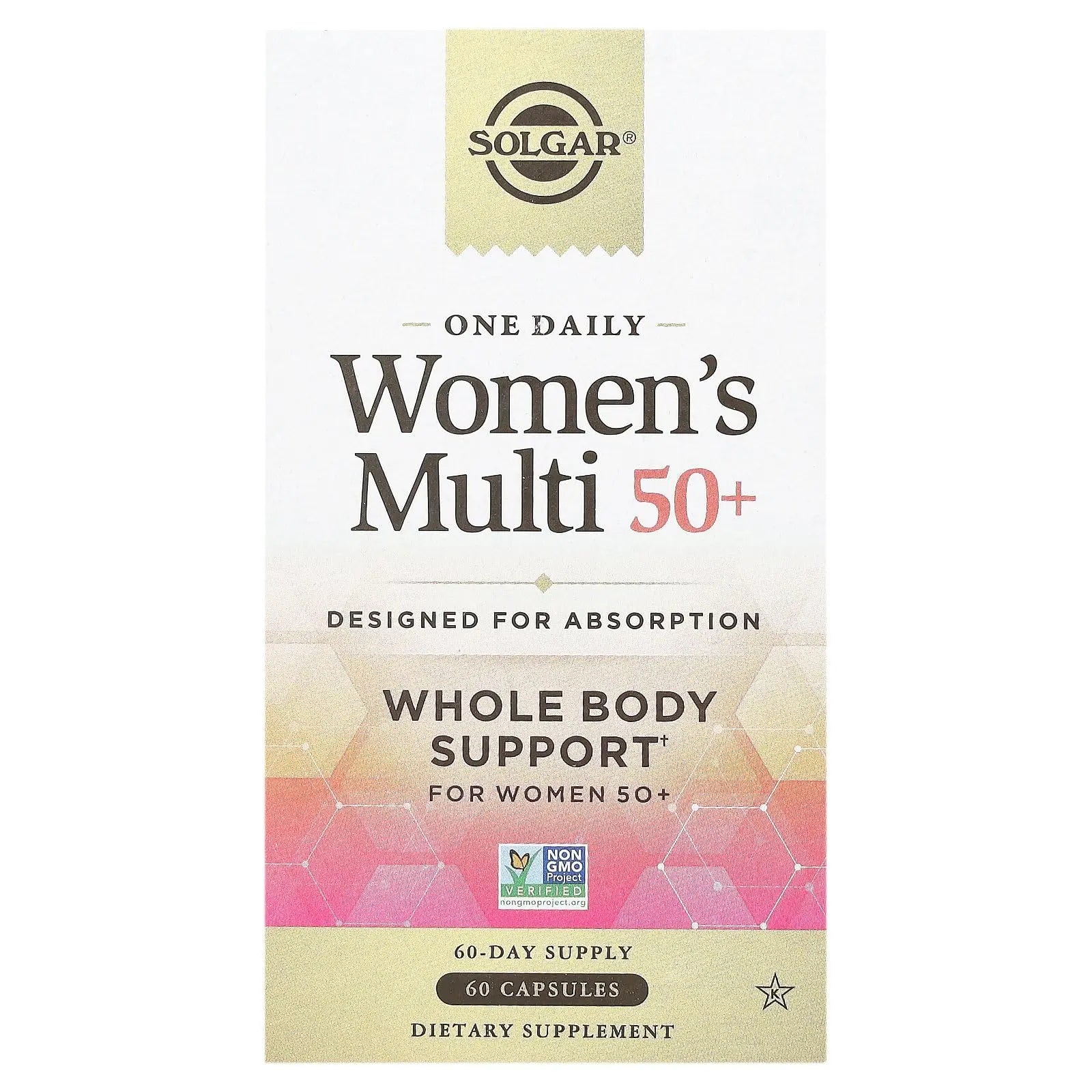 Solgar One Daily Women's Multi 50+ Whole Body Support for Women 50 and Older - Highly Absorbable Heart, Bone & Breast Health SolgarAu supplements