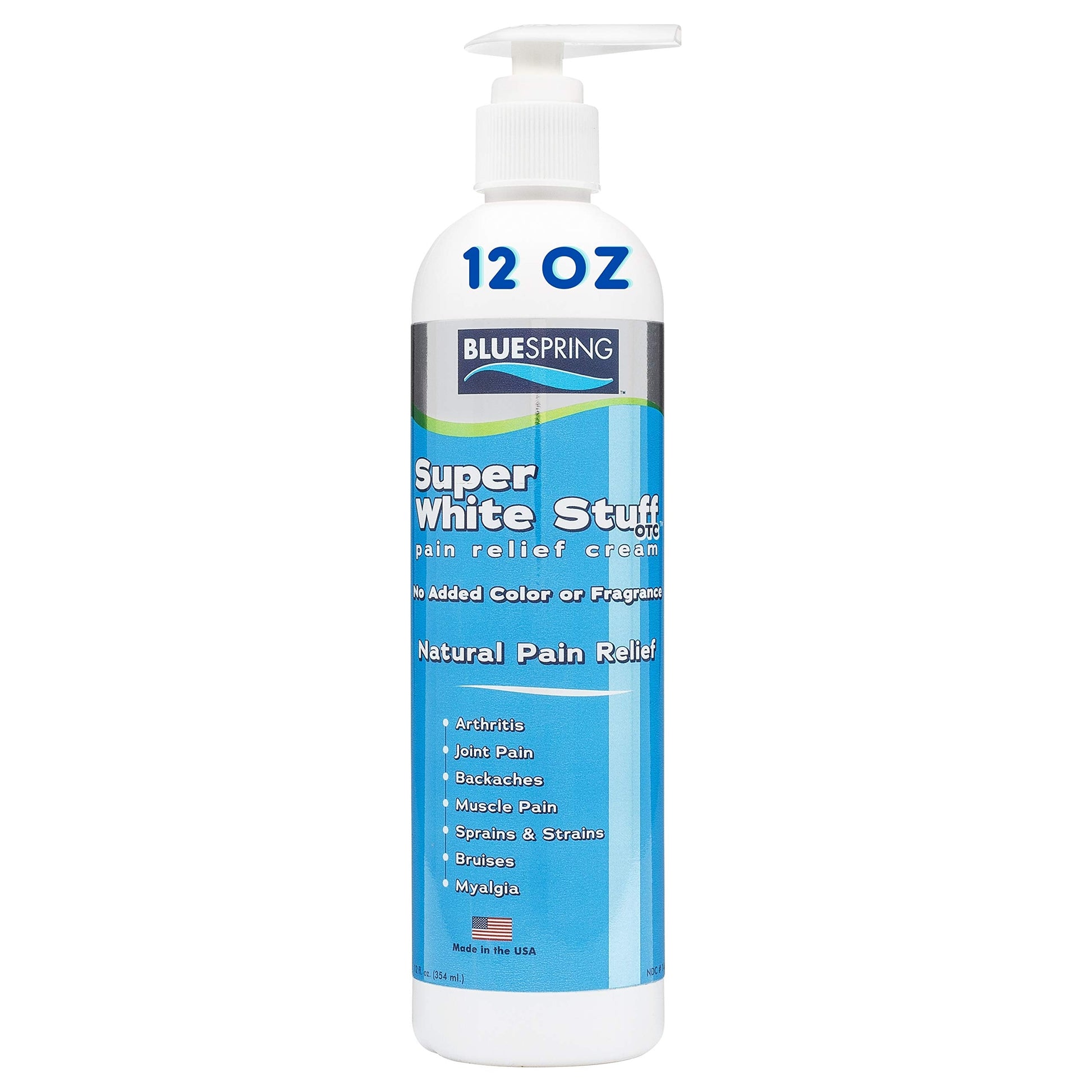 Emu Therapy Super White Stuff OTC 12-oz. Pump Bottle - Natural, Made in USA, Paraben-Free, Works in As Little As 5 Minutes for Joint/Muscle Pain, Backaches, Sprains/Strains, Bruises & More Emu TherapyAu supplements