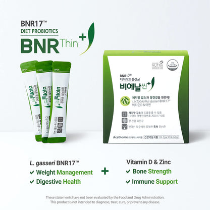 BNRThin Plus, Weight Management Probiotic Powder, 10 Billion CFU Guaranteed, Lactobacil AceBiomeUS supplements