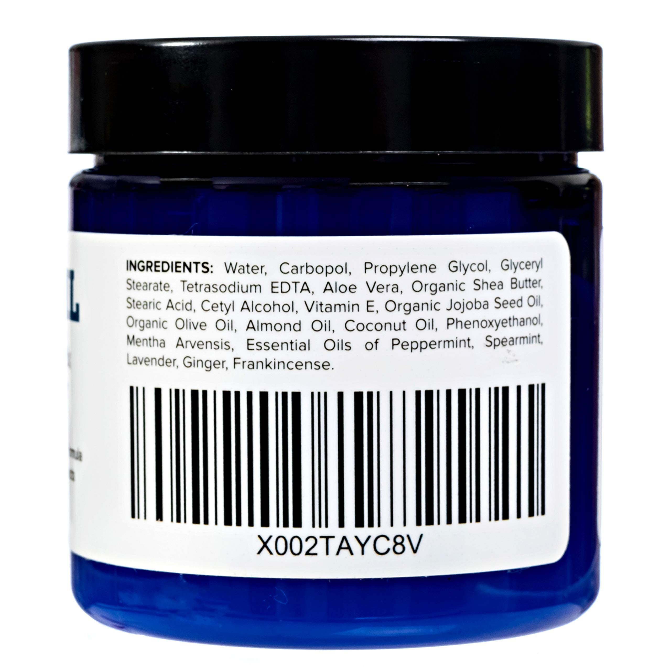 Basic Vigor Migrastil Neck & Shoulder Cream. Cooling Comfort for Migraines, Tech Neck & Tension. (4 oz.) Made in The USA. Basic VigorAu supplements
