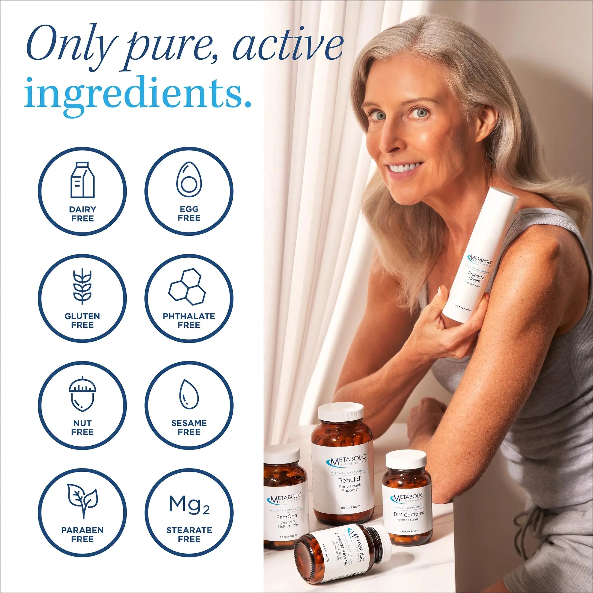 Metabolic Maintenance FemOne - Women's Multivitamin with Bioavailable Iron, Active Folate, B12, Antioxidants, Vitamin D + Biotin Metabolic MaintenanceAu supplements