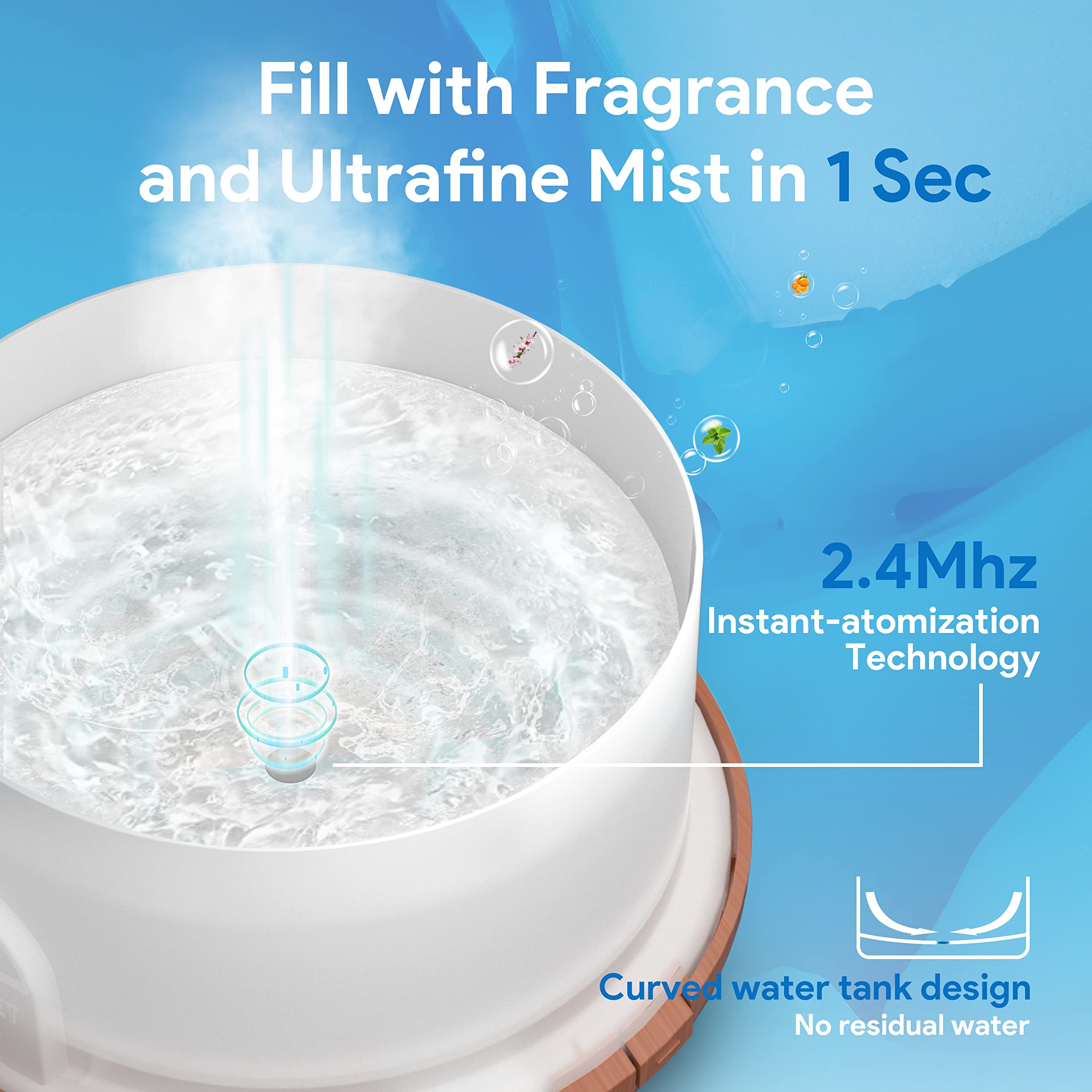 ASAKUKI 500ml Premium, Essential Oil Diffuser with Remote Control, 5 in 1 Ultrasonic Aromatherapy Fragrant ASAKUKIAu supplements