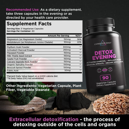 Livingood Daily Detox Pills - Full Body Detox Cleanse for Women & Men with Milk Thistle Livingood DailyUS supplements