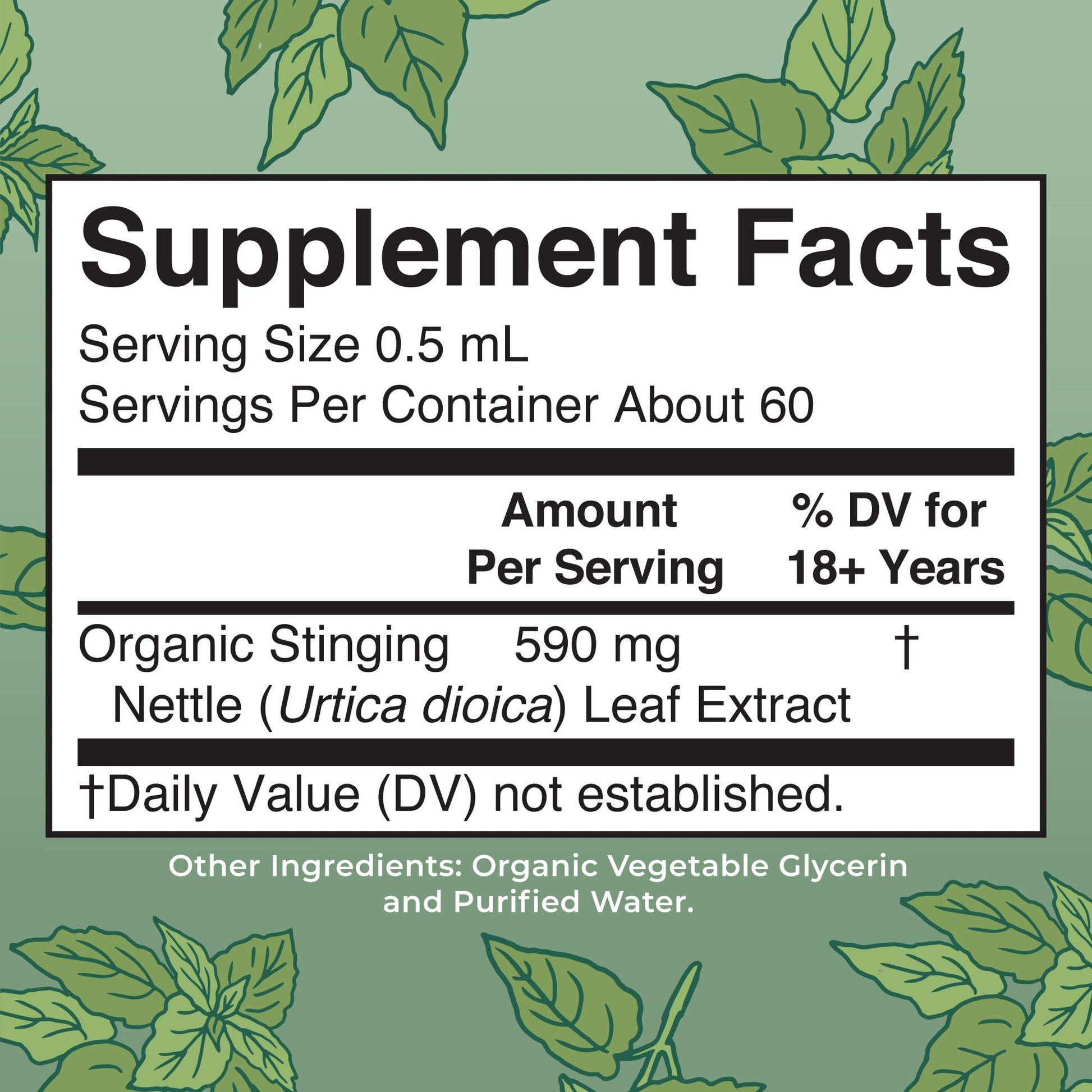 MaryRuth Organics Stinging Nettle Leaf Extract | Detox Supplement Herbal Drops | USDA Organic | Vegan | Non-GMO | Gluten Free | 1 Fluid Oz MARYRUTH'SUS supplements