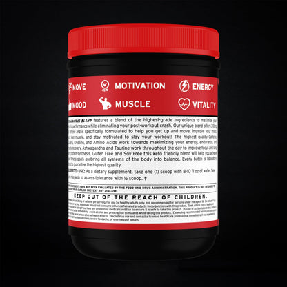 Spartan Fit Nutrition Pre-Workout Powder -Berry Flavor with Full Serving of Creatine +310mg GenericUS supplements