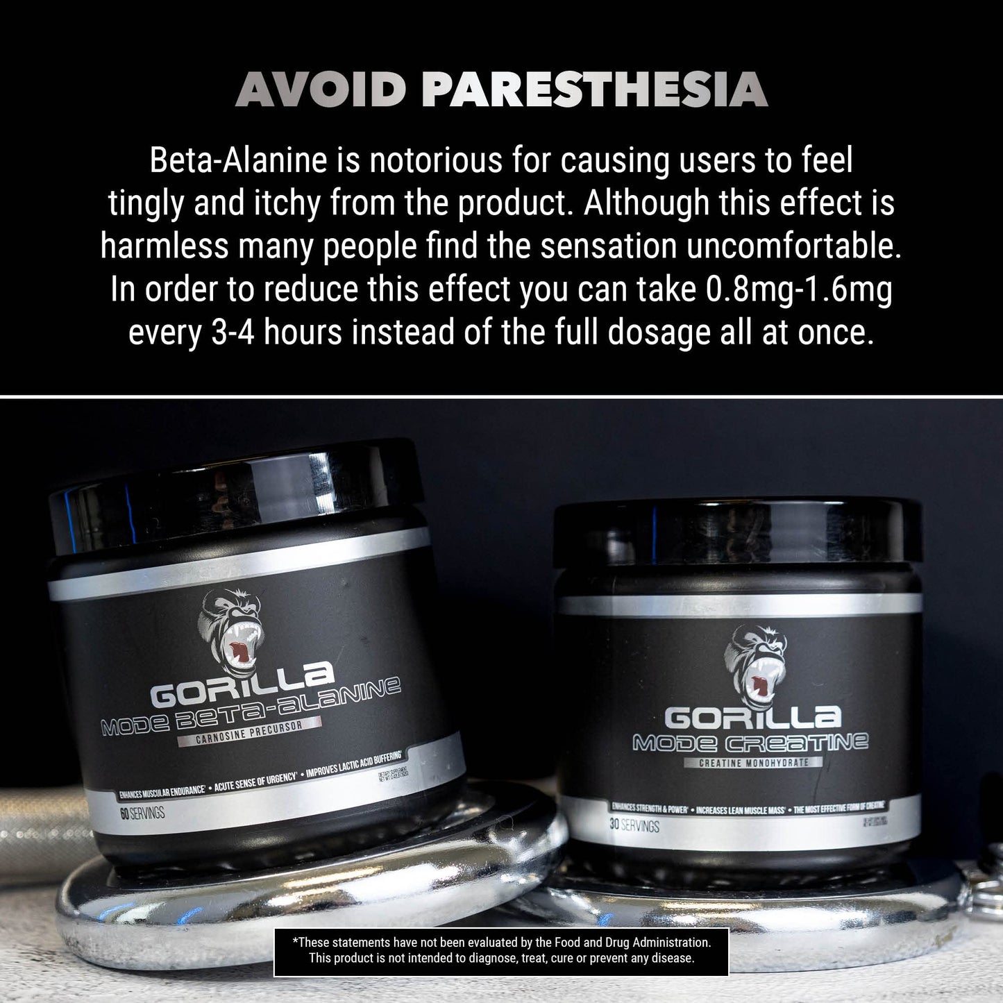 Gorilla Mode Beta-Alanine – Carnosine Precursor/Enhanced Muscular Endurance Gorilla MindUS supplements