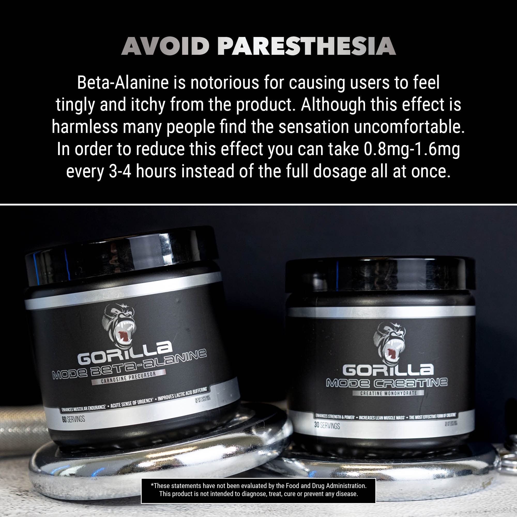 Gorilla Mode Beta-Alanine – Carnosine Precursor/Enhanced Muscular Endurance Gorilla MindAu supplements
