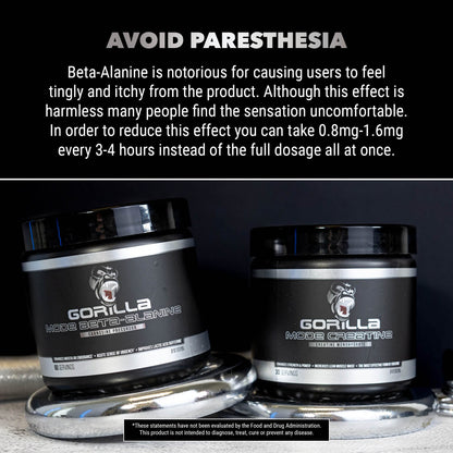Gorilla Mode Beta-Alanine – Carnosine Precursor/Enhanced Muscular Endurance Gorilla MindUS supplements