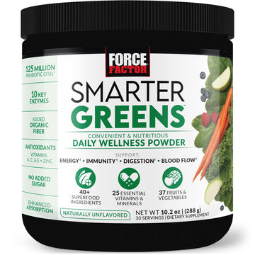 FORCE FACTOR Smarter Greens Daily Wellness Powder to Support Energy, Immunity & Digestion Force FactorAu supplements