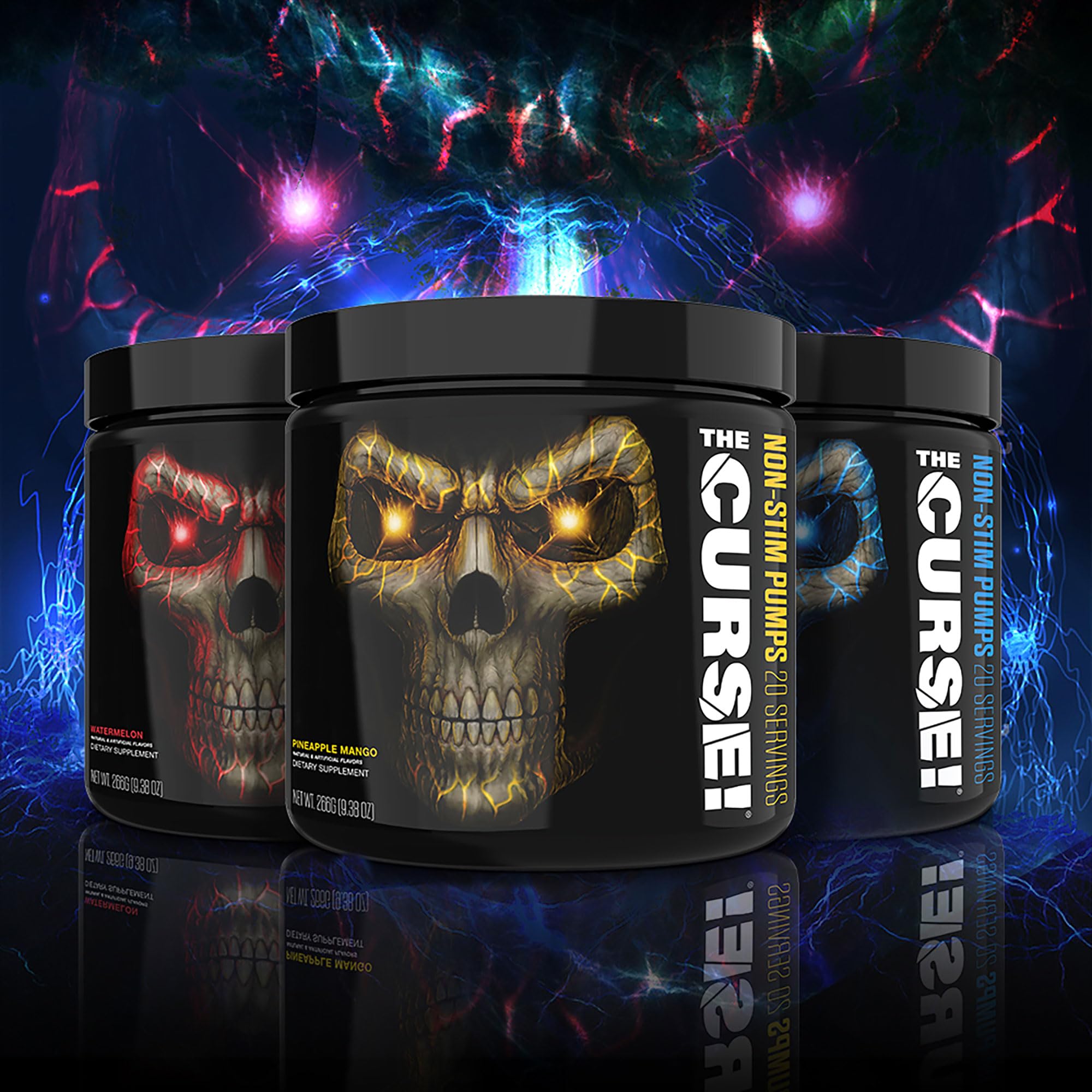 THE CURSE! JNX Sports Non-Stim Pumps Pre-Workout Supplement - Maximum Power THE CURSE!Au supplements