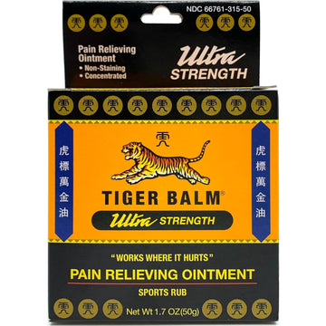 Tiger Balm Sport Rub Pain Relieving Ointment, Ultra Strength 1.70 oz (Pack of 5) Tiger BalmAu supplements