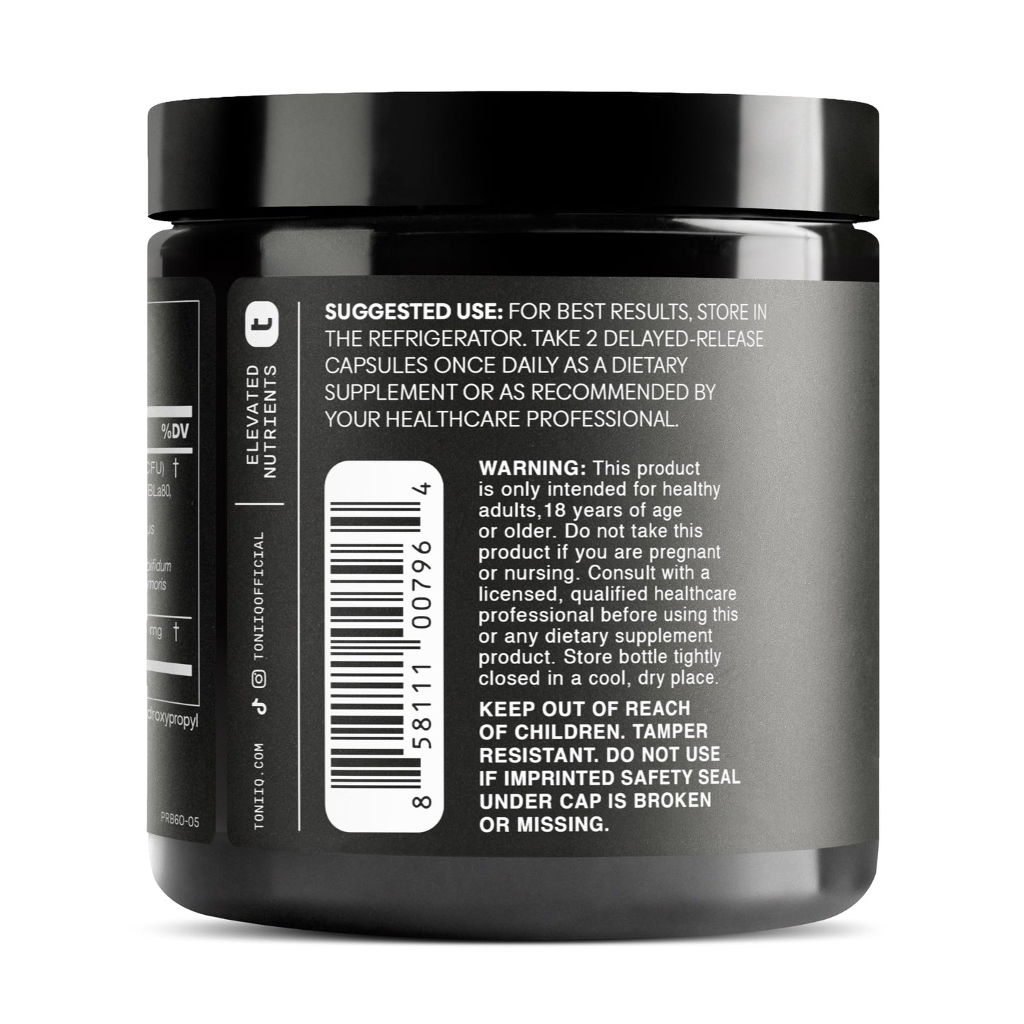 Toniiq 200 Billion CFU Probiotic Supplement 30 Verified Third-Party Tested Strains - Fully Shelf-Stable Probiotics Formula ToniiqUS supplements