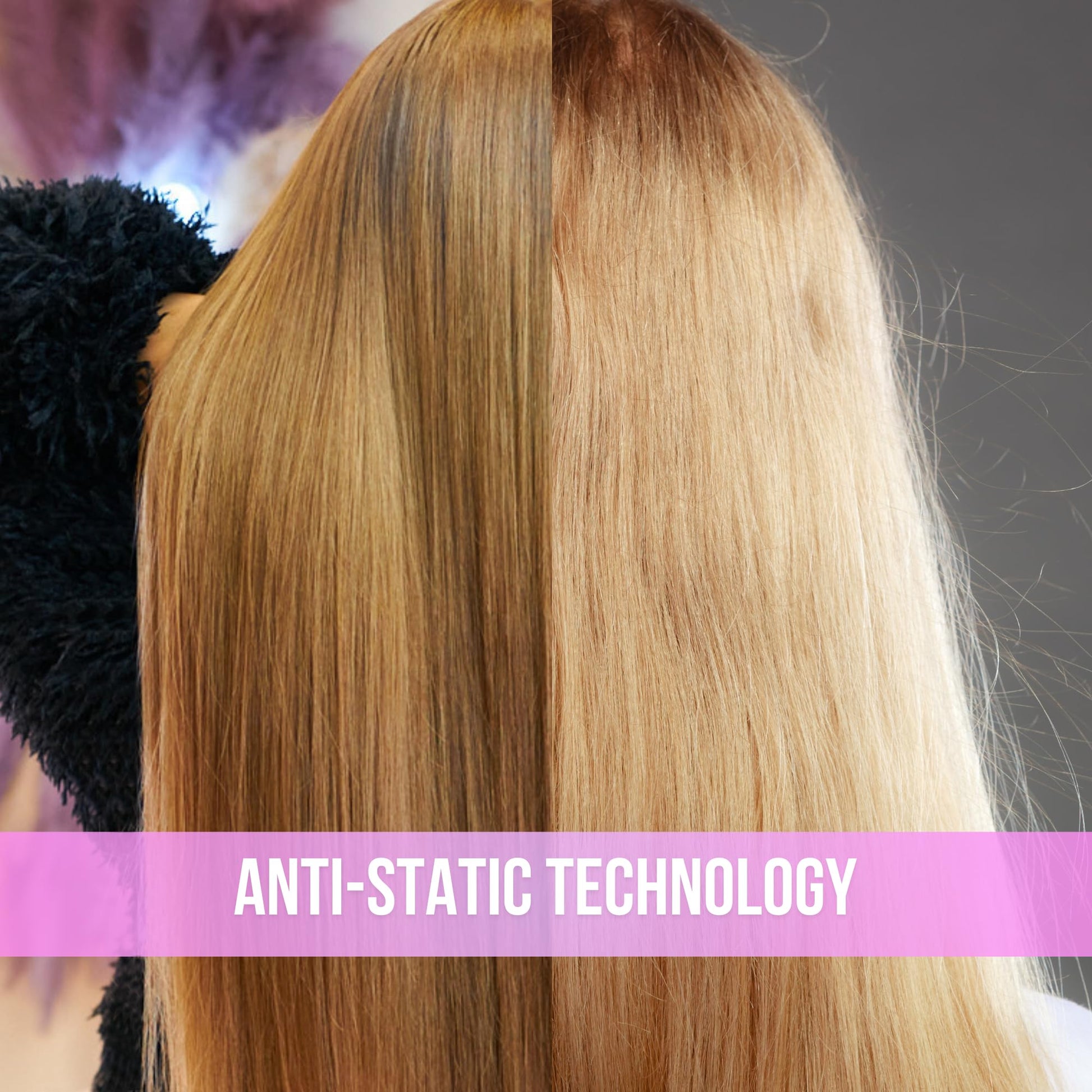 SimplyHair Ultimate Hair Extension Brush & Detangler Anti-Static, Dual Bristle Design, Soft Boar Bristle, Great for All Hair Types & Extensions - Pink & Purple Ombre Brush Ideal for Adults & Kids Simply HairAu supplements