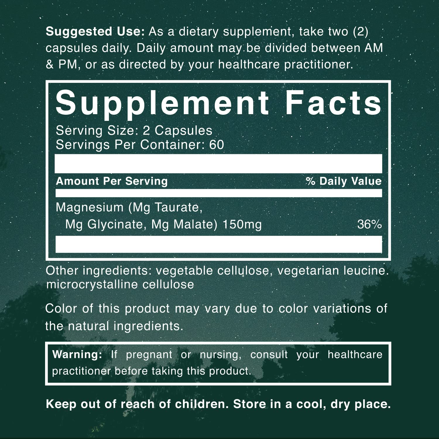 Natural Rhythm Triple Calm Magnesium Complex - 120 Capsules, Chelated Magnesium Glycinate, Taurate & Malate, High Absorption Supplement for Sleep, Stress, Muscle & Heart Support, Non-GMO, Vegan Natural RhythmAu supplements