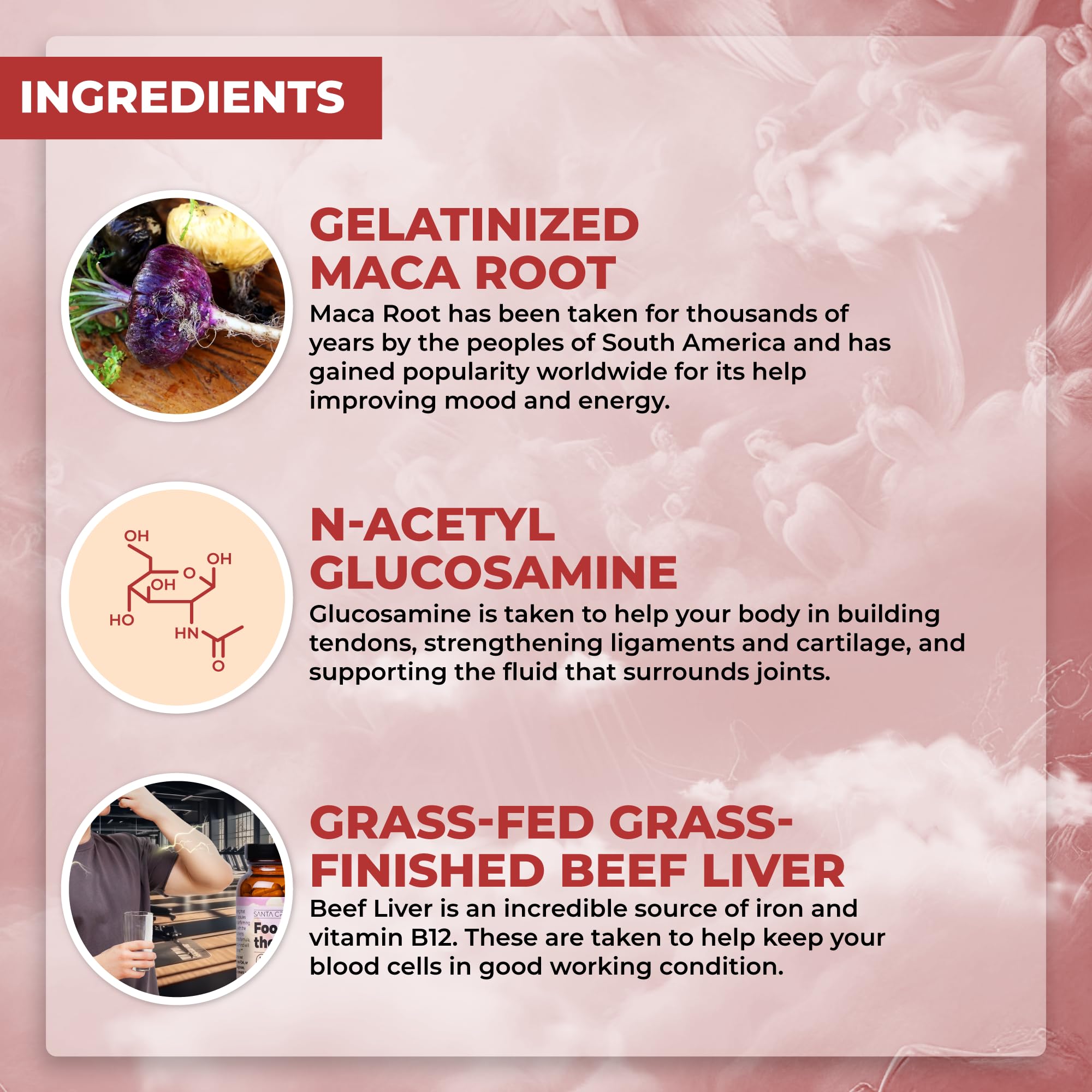 Santa Cruz Paleo, Food of the Gods Grass Fed Beef Organ Supplement for Men and Women, with Collagen, Maca Root, Colostrum, Bone Broth, Iron, Vitamin B12, Gluten Free, Keto Friendly, 30 Servings Santa Cruz PaleoAu supplements